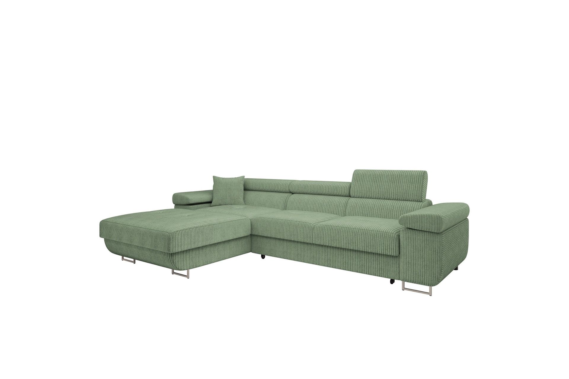Gabina Soffa med Divan 3-sits - Gr&ouml;n