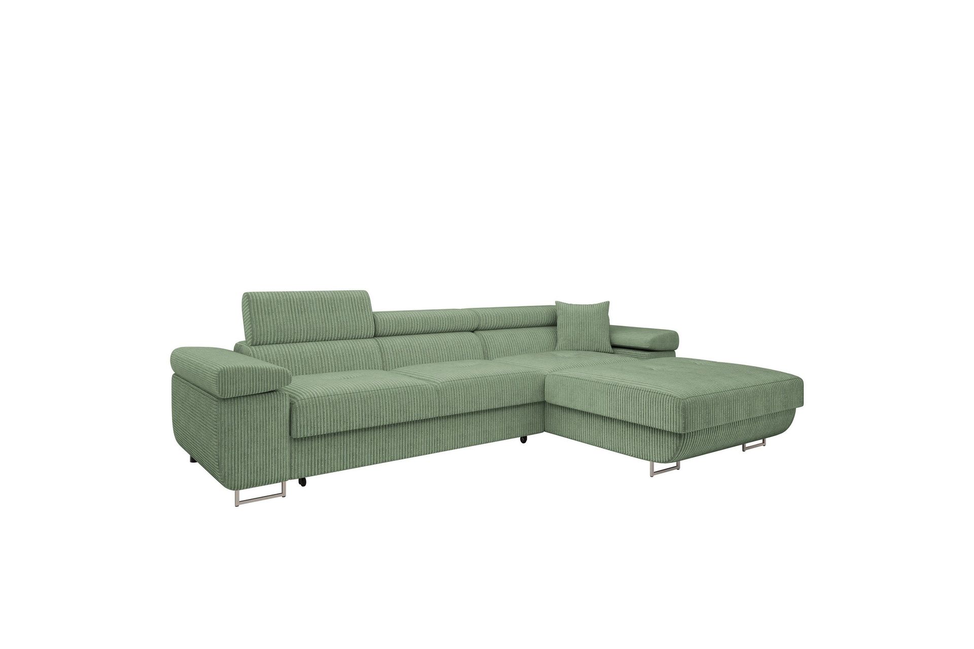 Gabina Soffa med Divan 3-sits - Gr&ouml;n