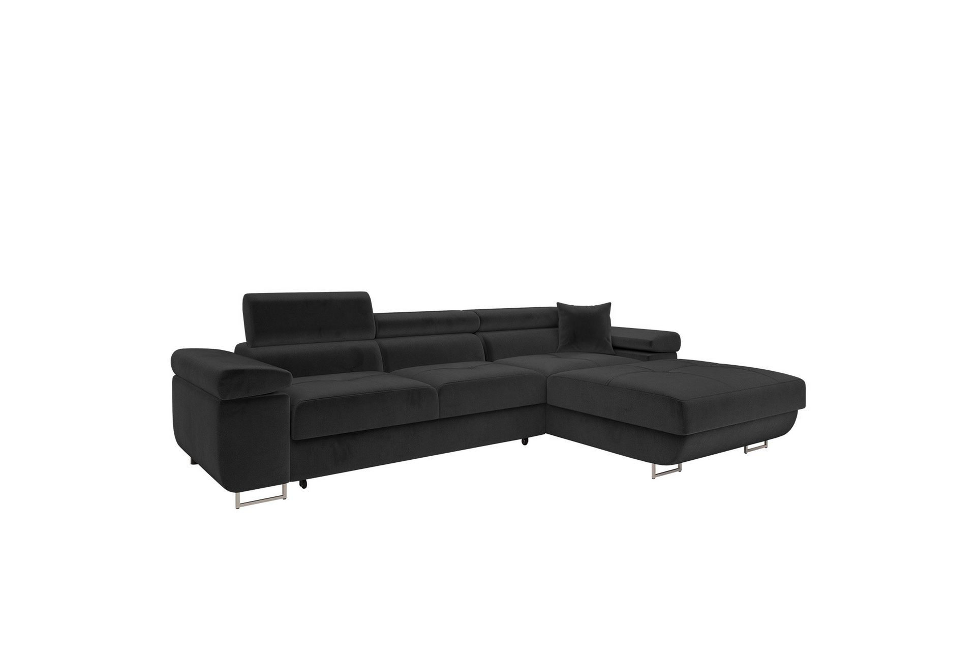 Gabina Soffa med Divan 3-sits - Svart