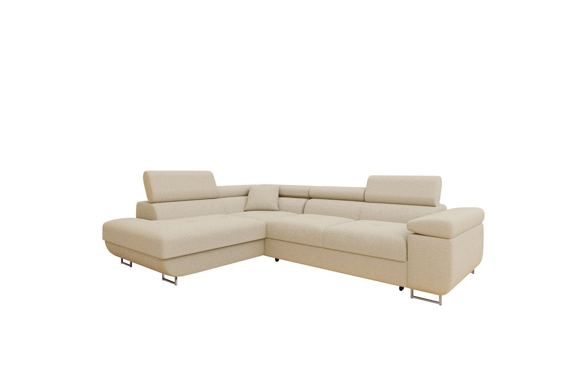 Gabina Soffa med Sch&auml;slong 3-sits - Beige