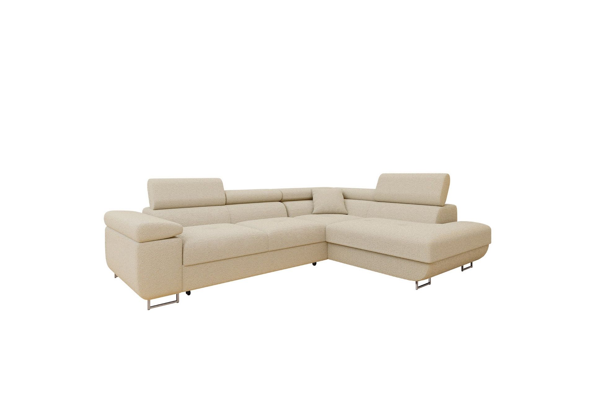 Gabina Soffa med Sch&auml;slong 3-sits - Beige