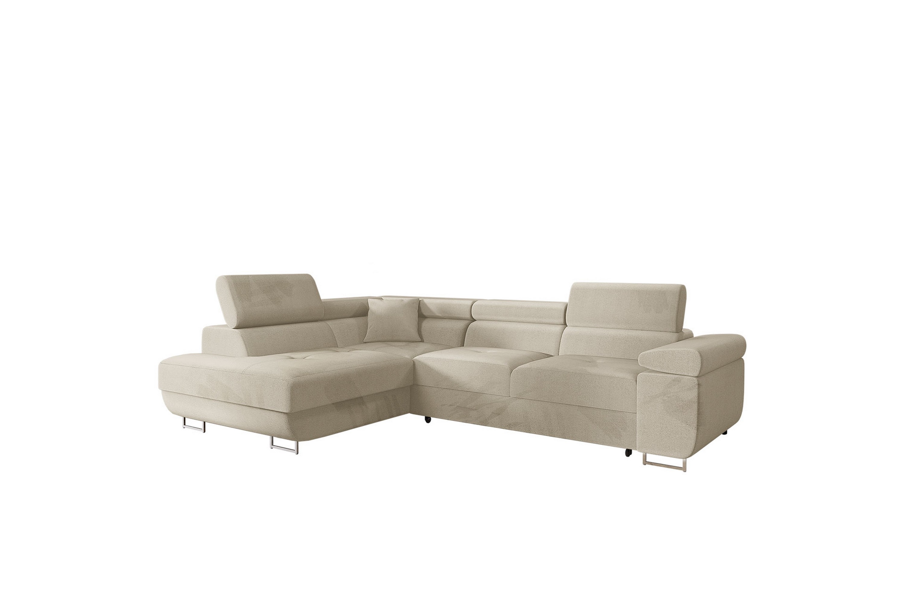 gabina soffa med schäslong 3-sits - beige