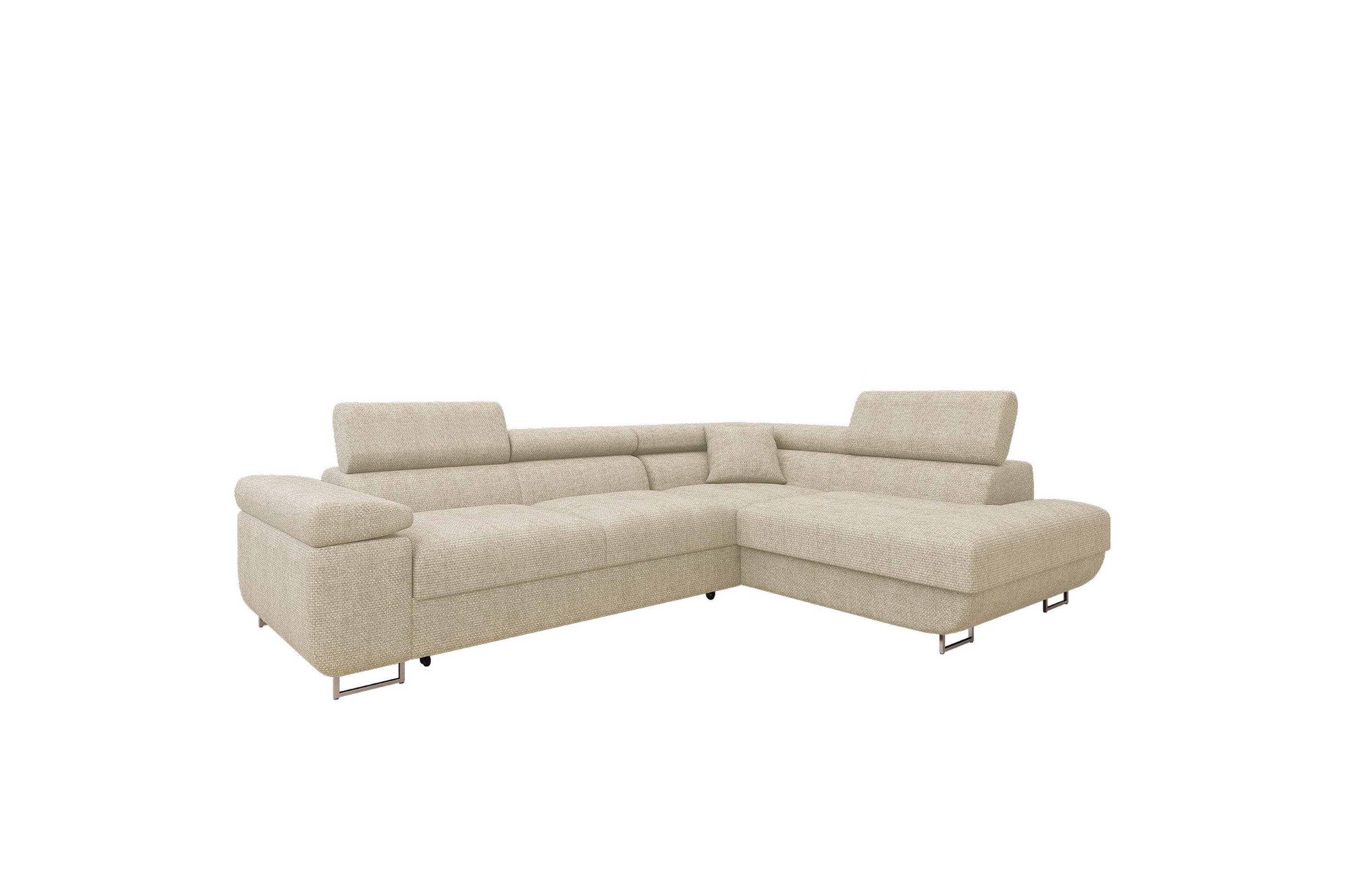 gabina soffa med schäslong 3-sits - beige
