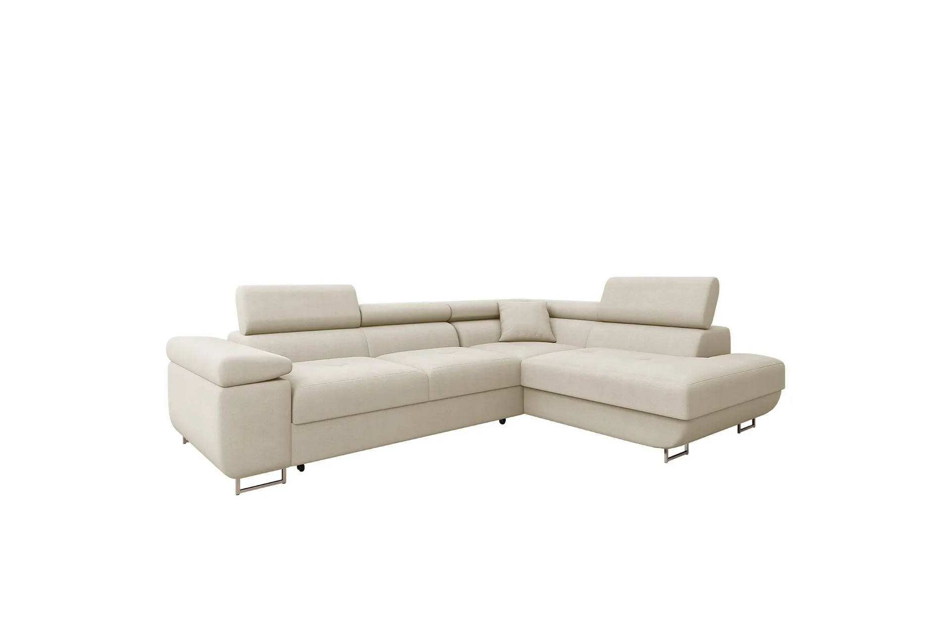 Gabina Soffa med Sch&auml;slong 3-sits - Beige