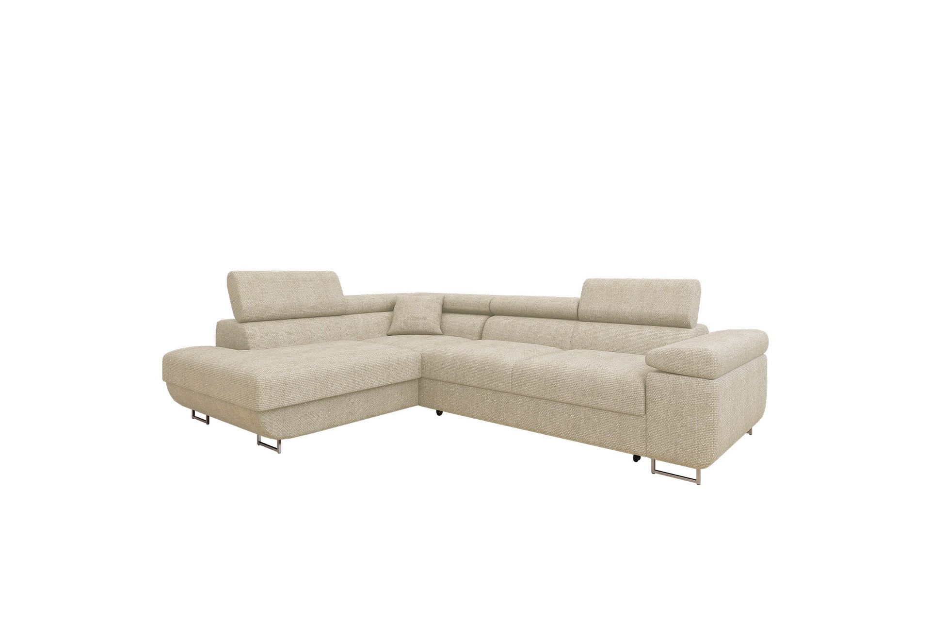 Gabina Soffa med Sch&auml;slong 3-sits - Beige