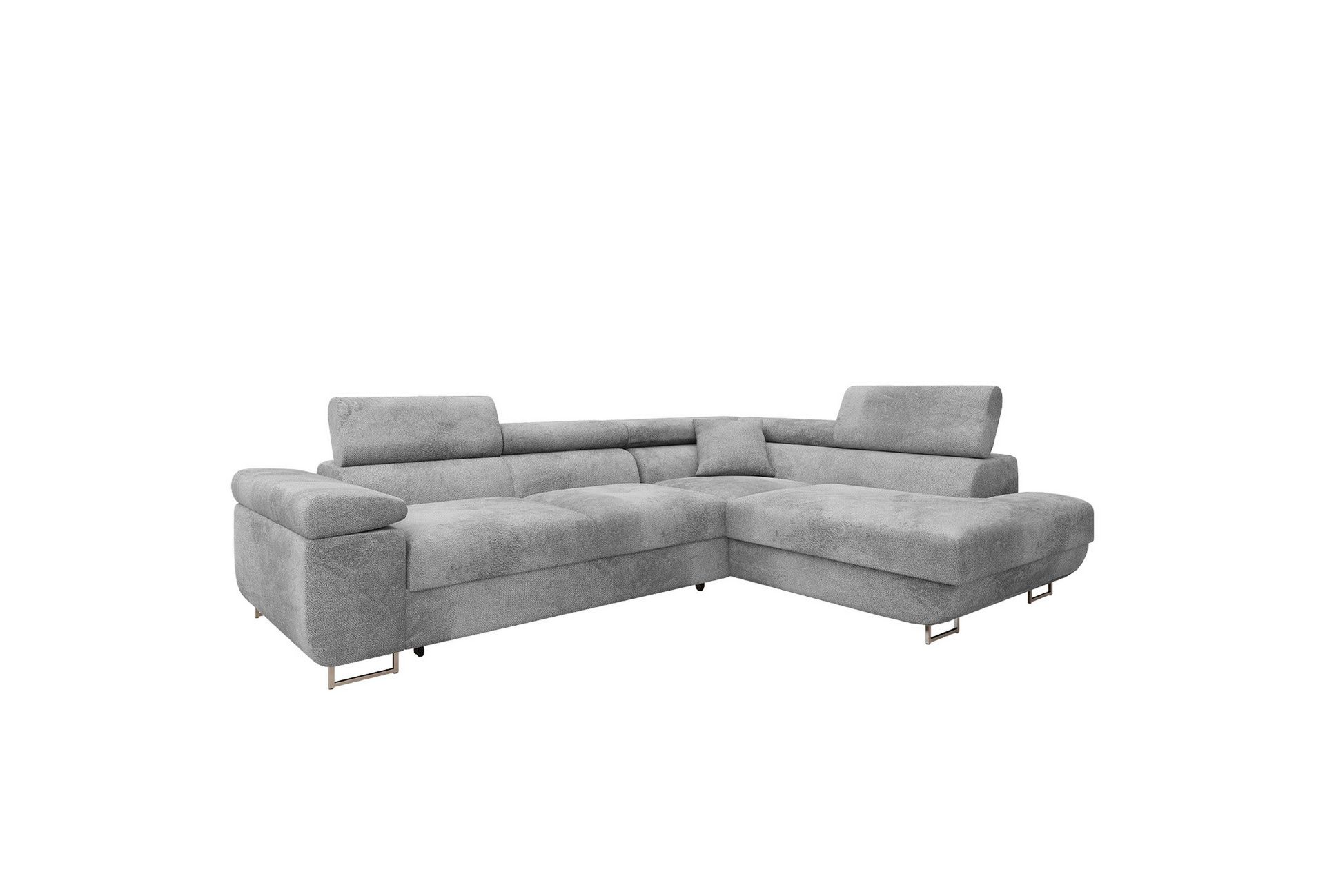 Gabina Soffa med Sch&auml;slong 3-sits - Gr&aring;