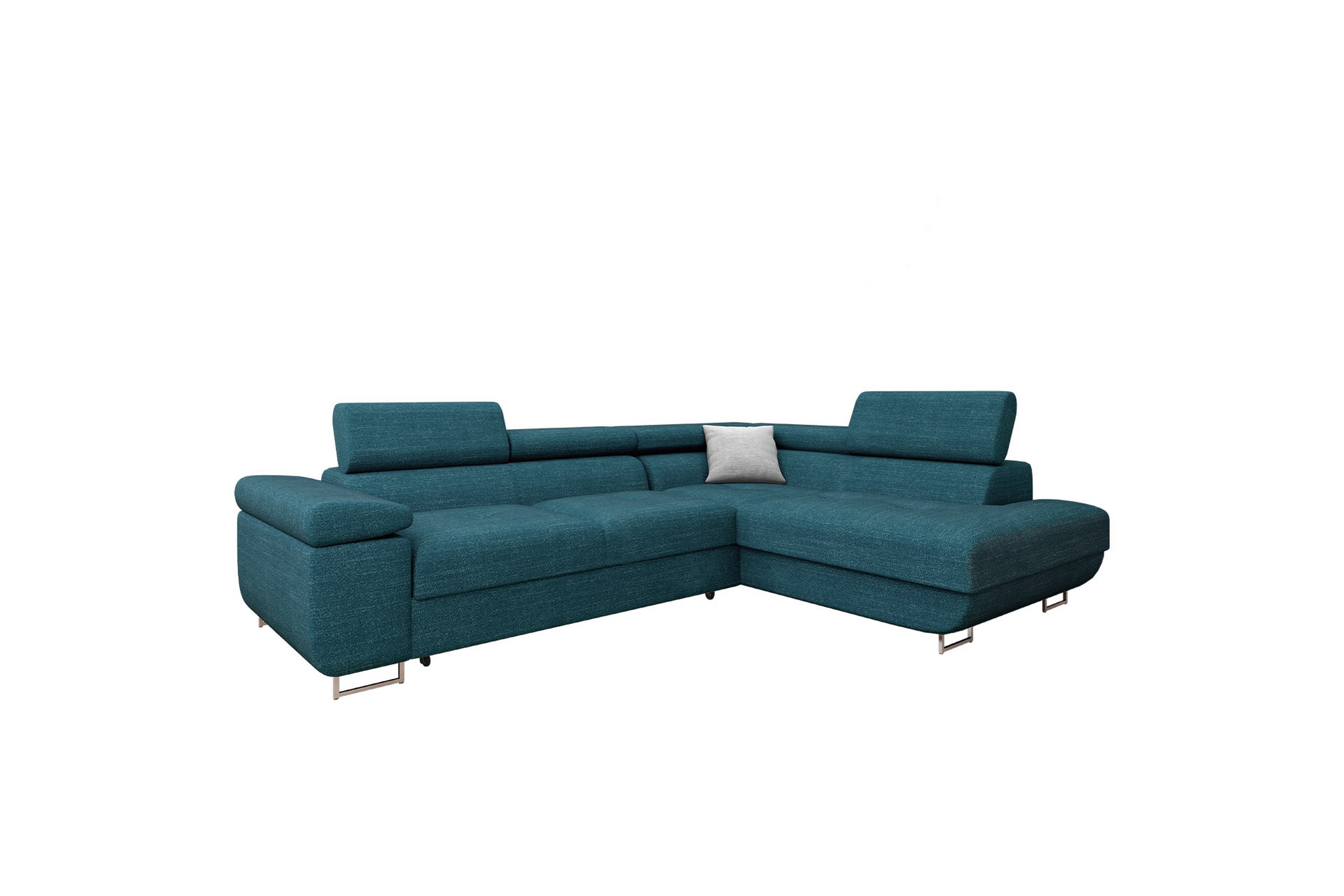 Gabina Soffa med Schäslong 3-sits Turkos/Grå