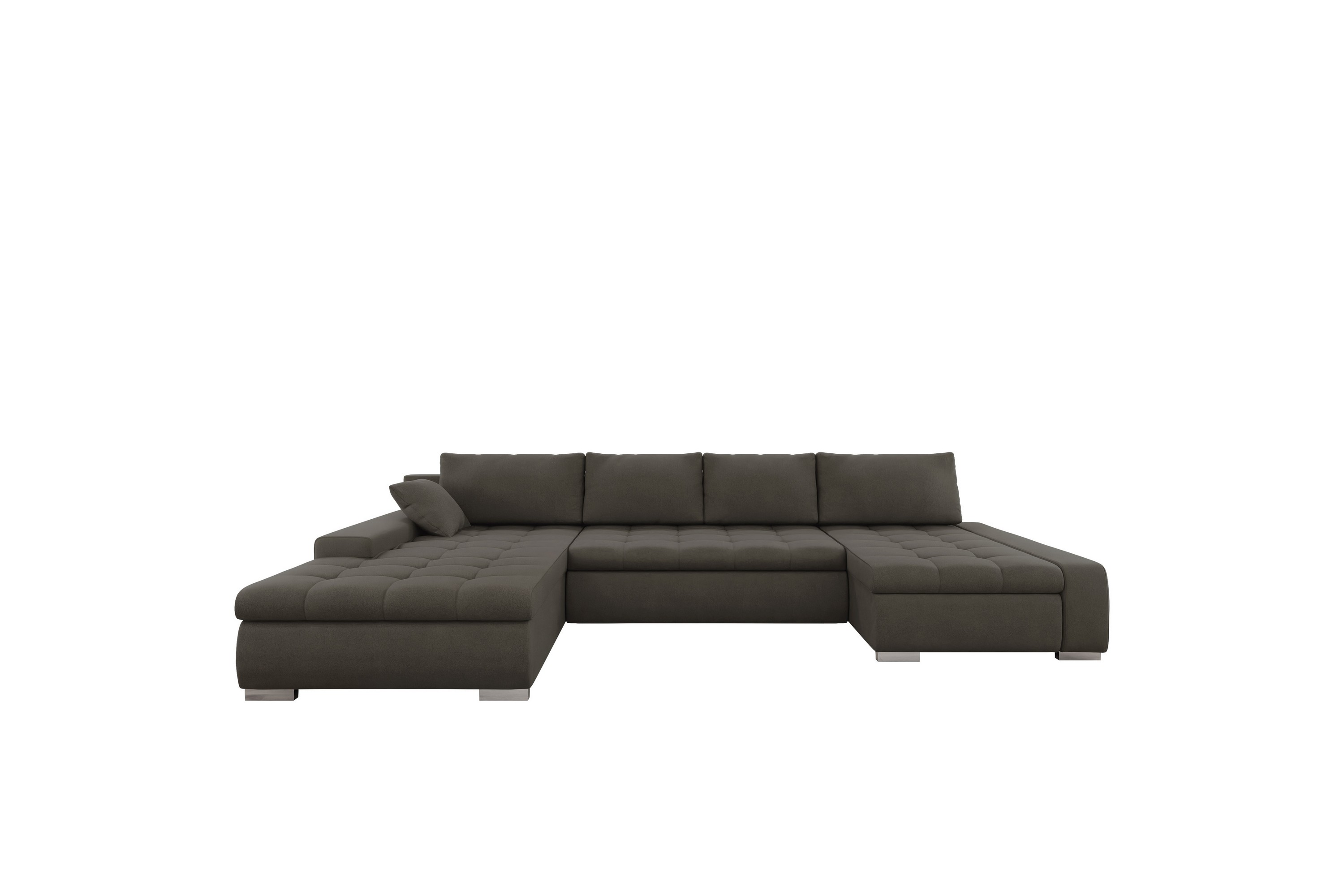 Gamal Soffa Dubbeldivan 4-sits Brun