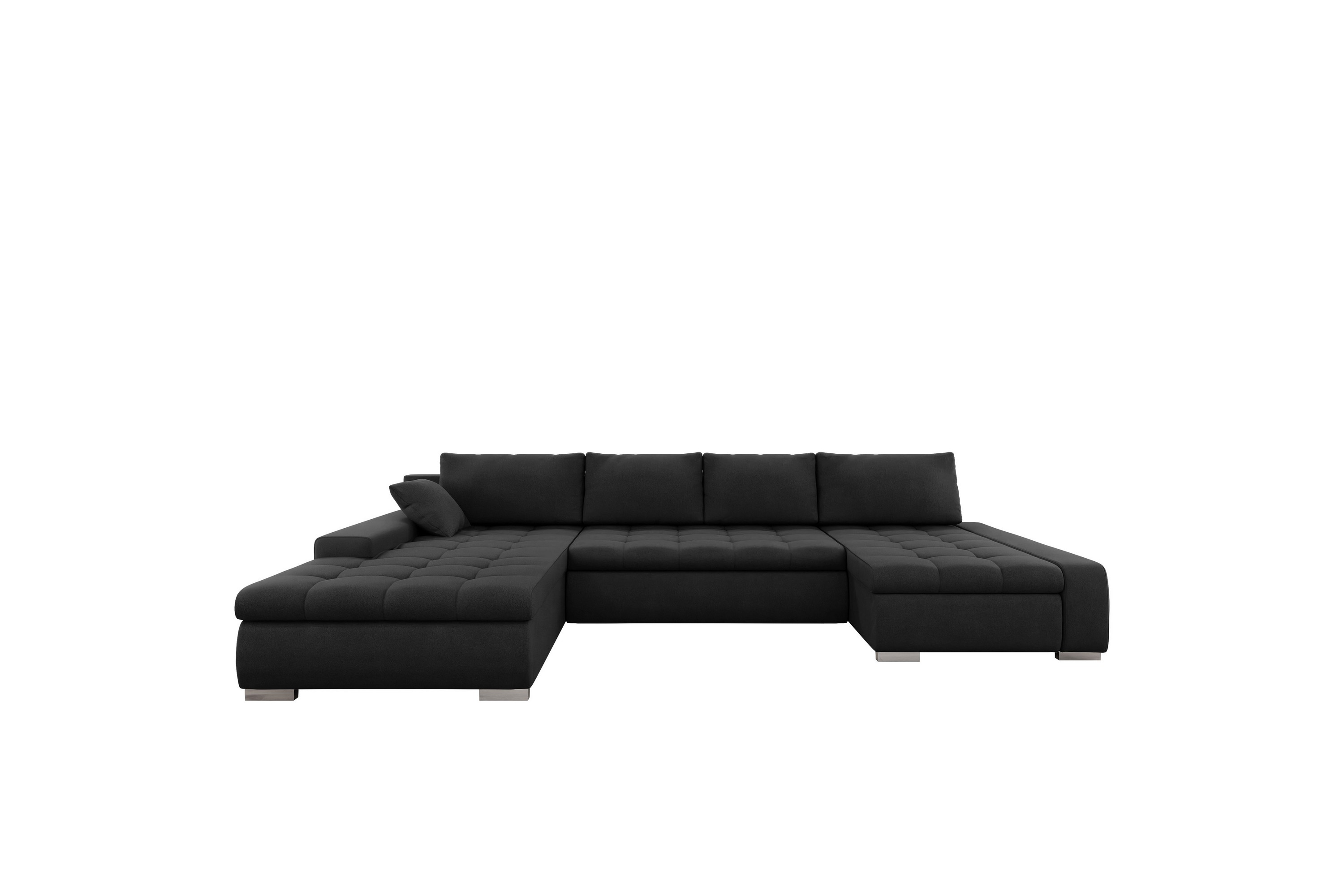 Gamal Soffa Dubbeldivan 4-sits Svart