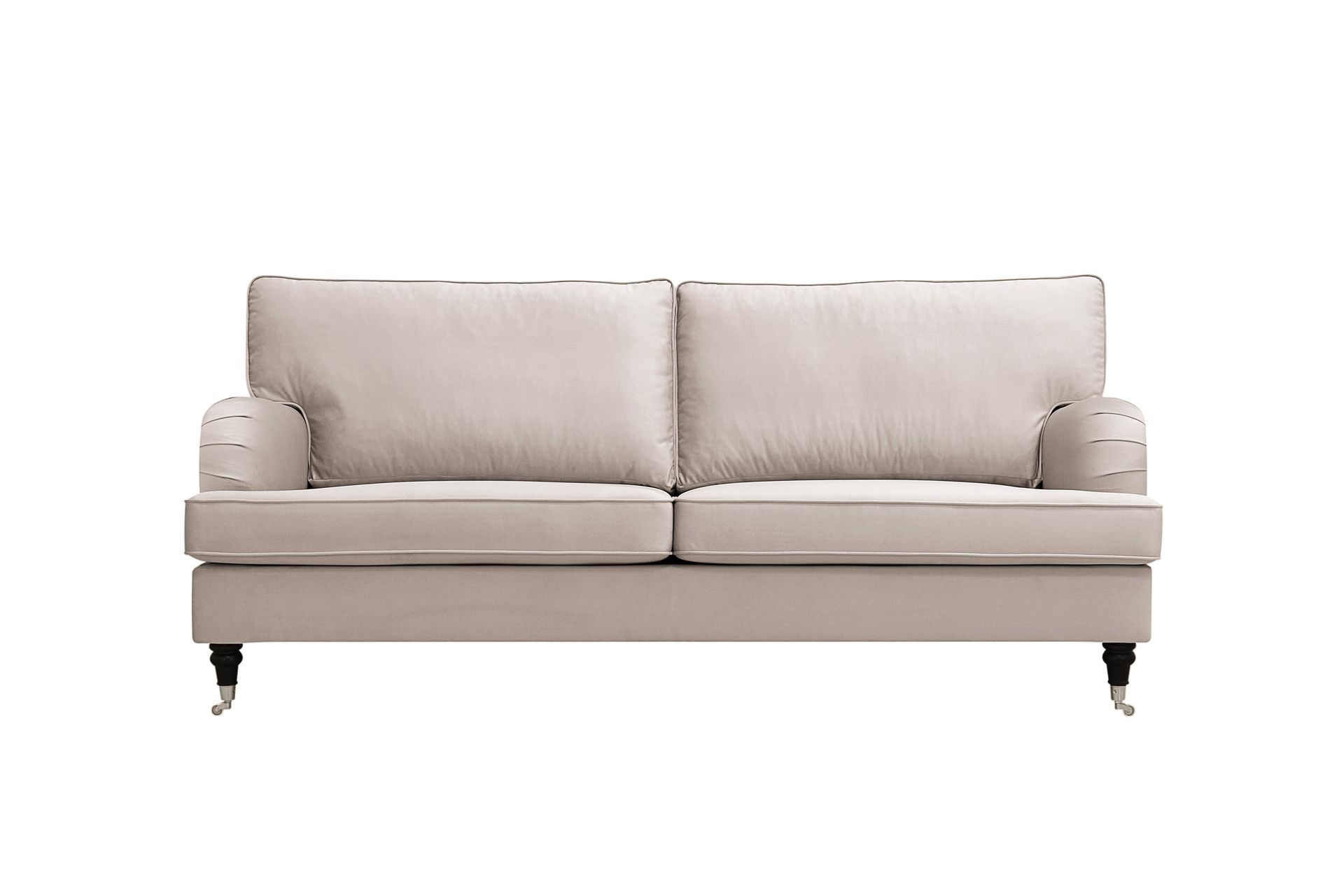 Howard Classic 3-sits Sammetsoffa - Beige