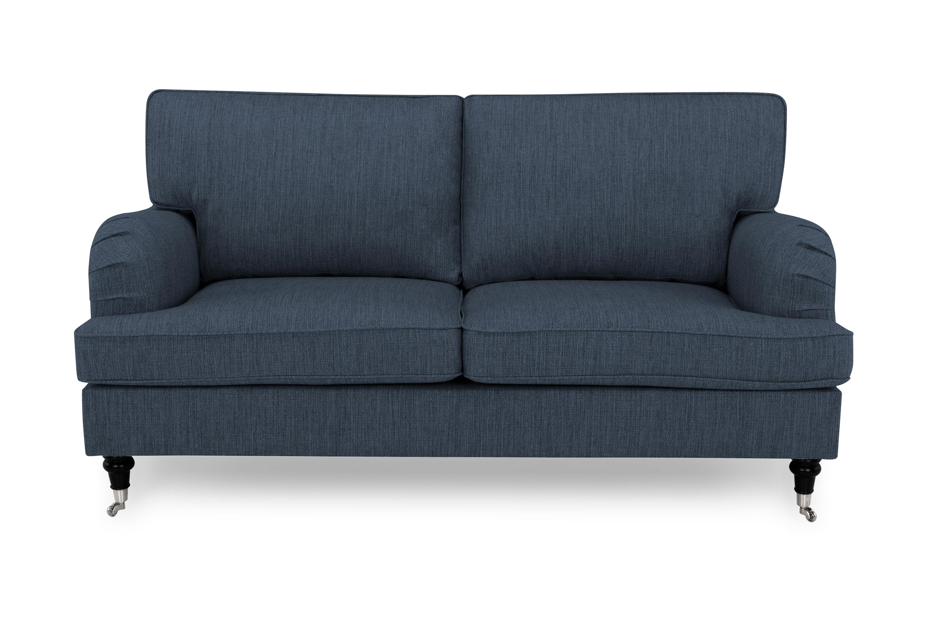 Howard Classic 2-sits Tygsoffa Blå