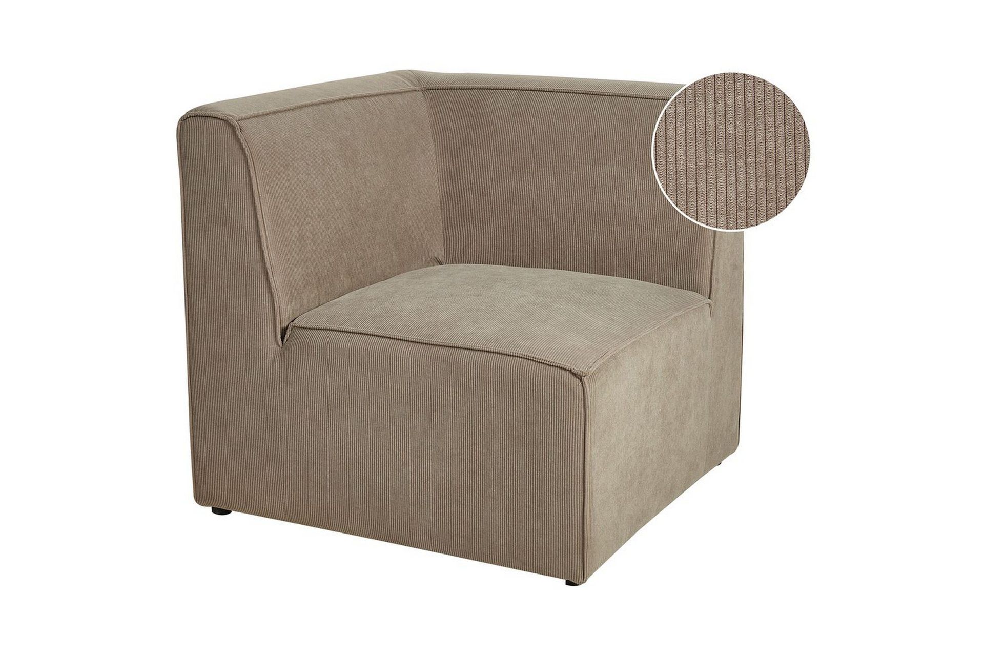 H&ouml;rnsektion Lemvig Taupe - Taupe