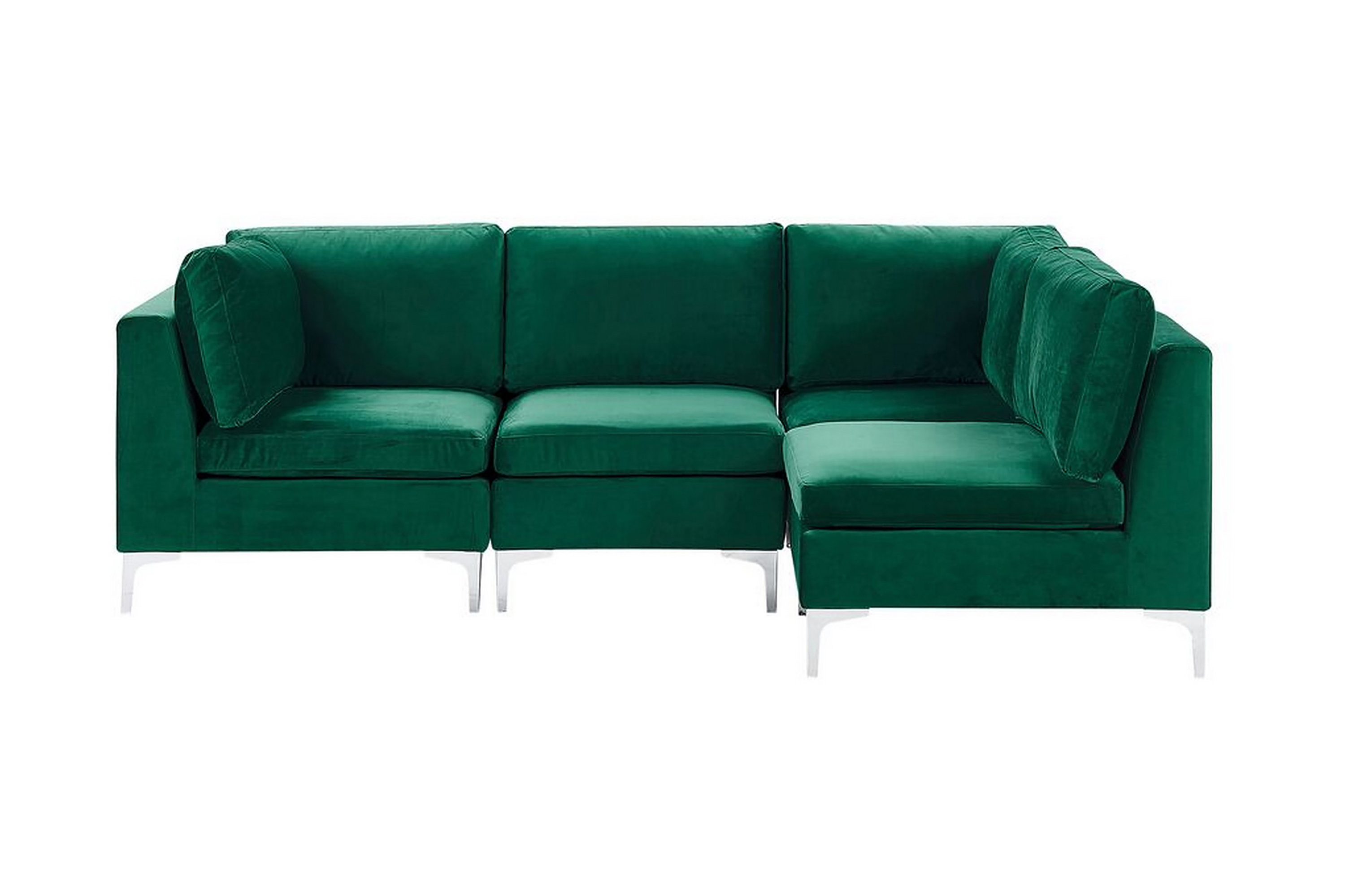 4-sits Hörnsoffa Samkom Vänster Sammet/Grön