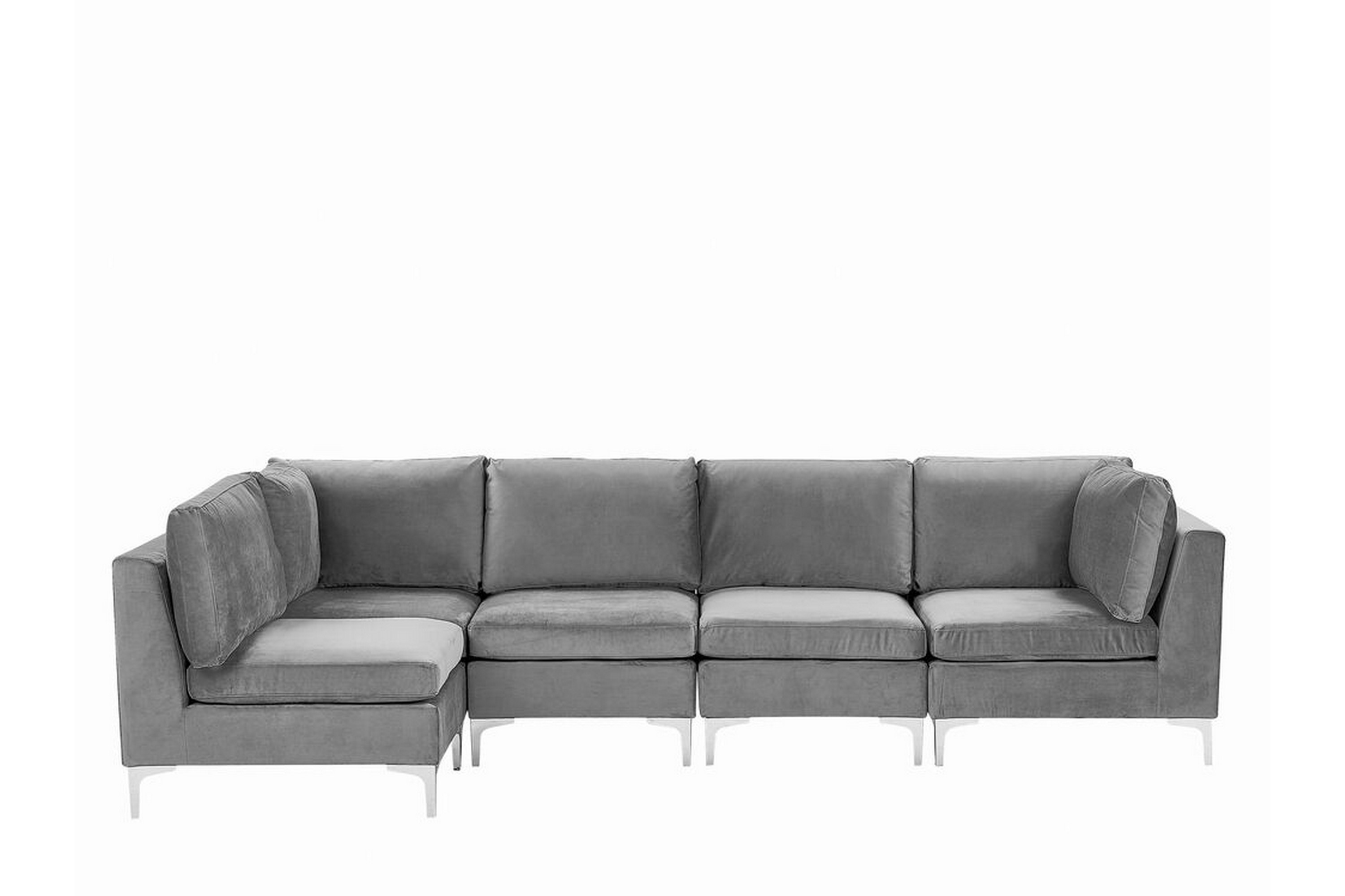 5-sits Hörnsoffa Samkom Sammet/Grå