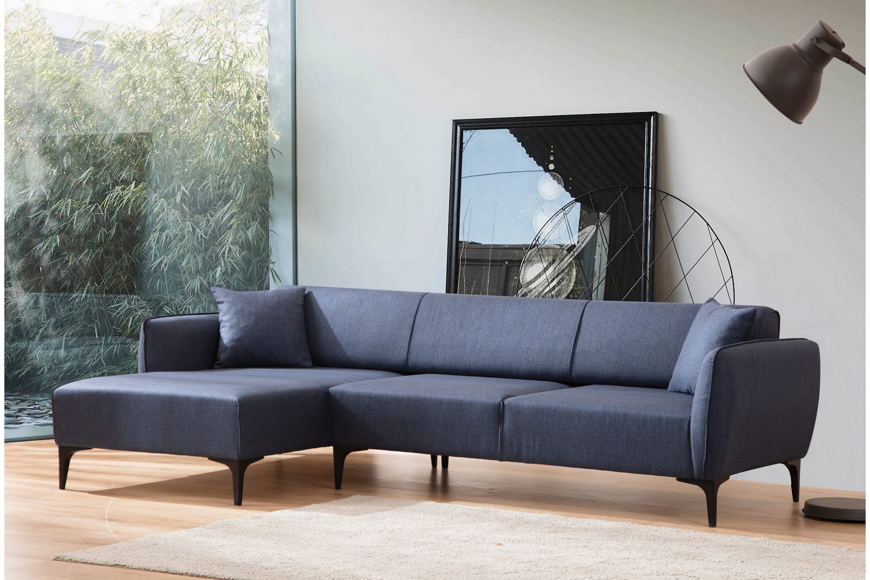 Divansoffa 3-sits Wangaratta Blå