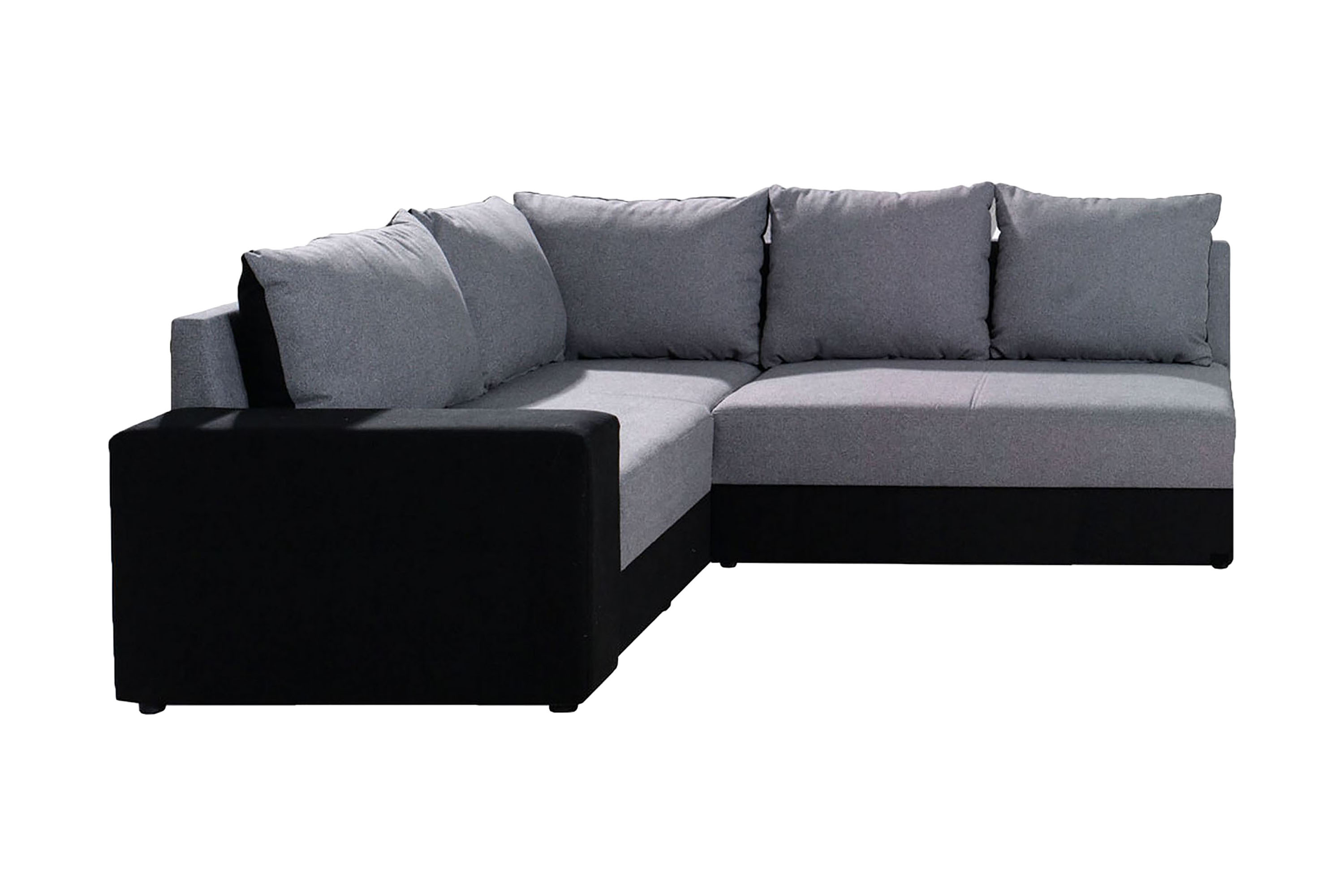 Hörnsoffa Barriga 210x190x80 cm Grå