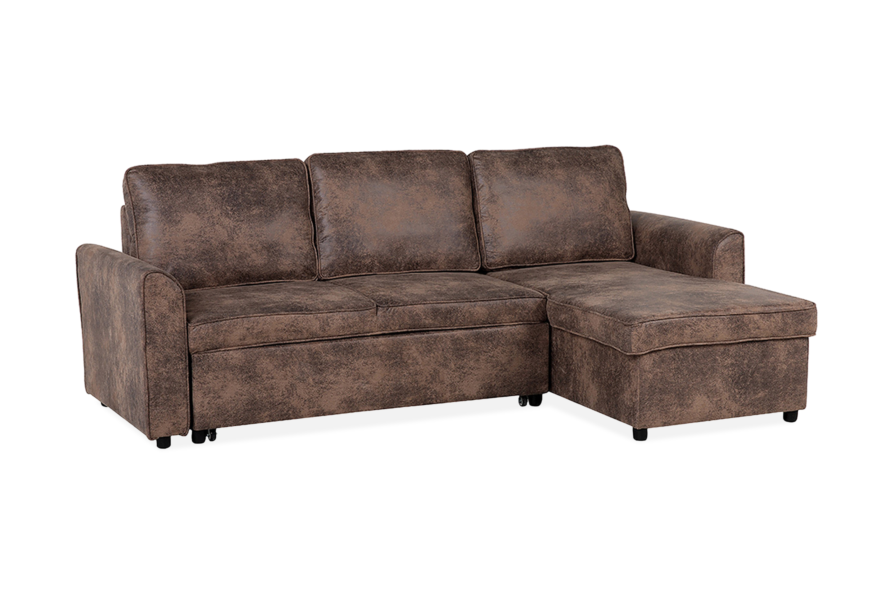 Hörnsoffa Nesna 228 cm Brun