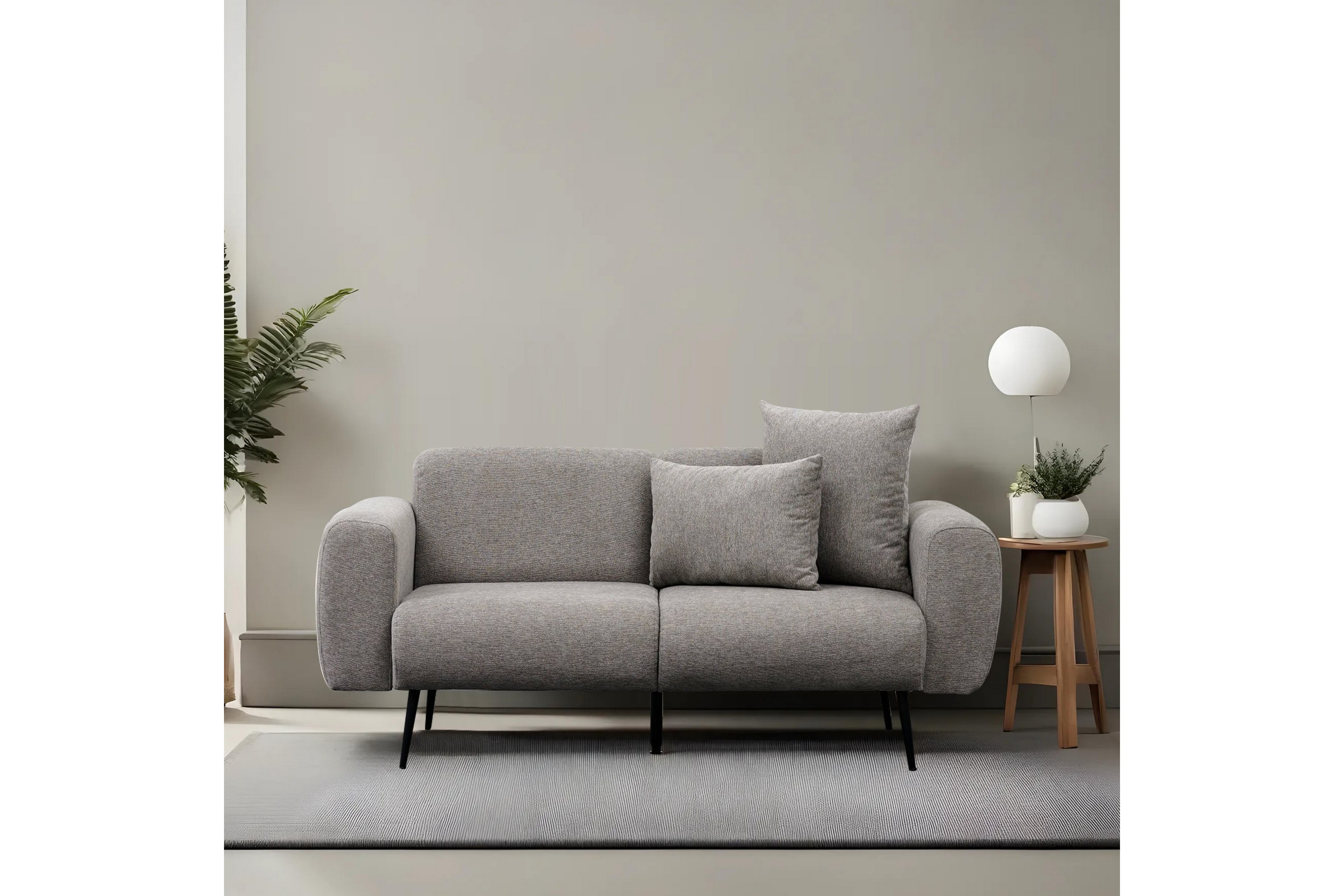 Hörnsoffa Sidenia 2-sits Cream