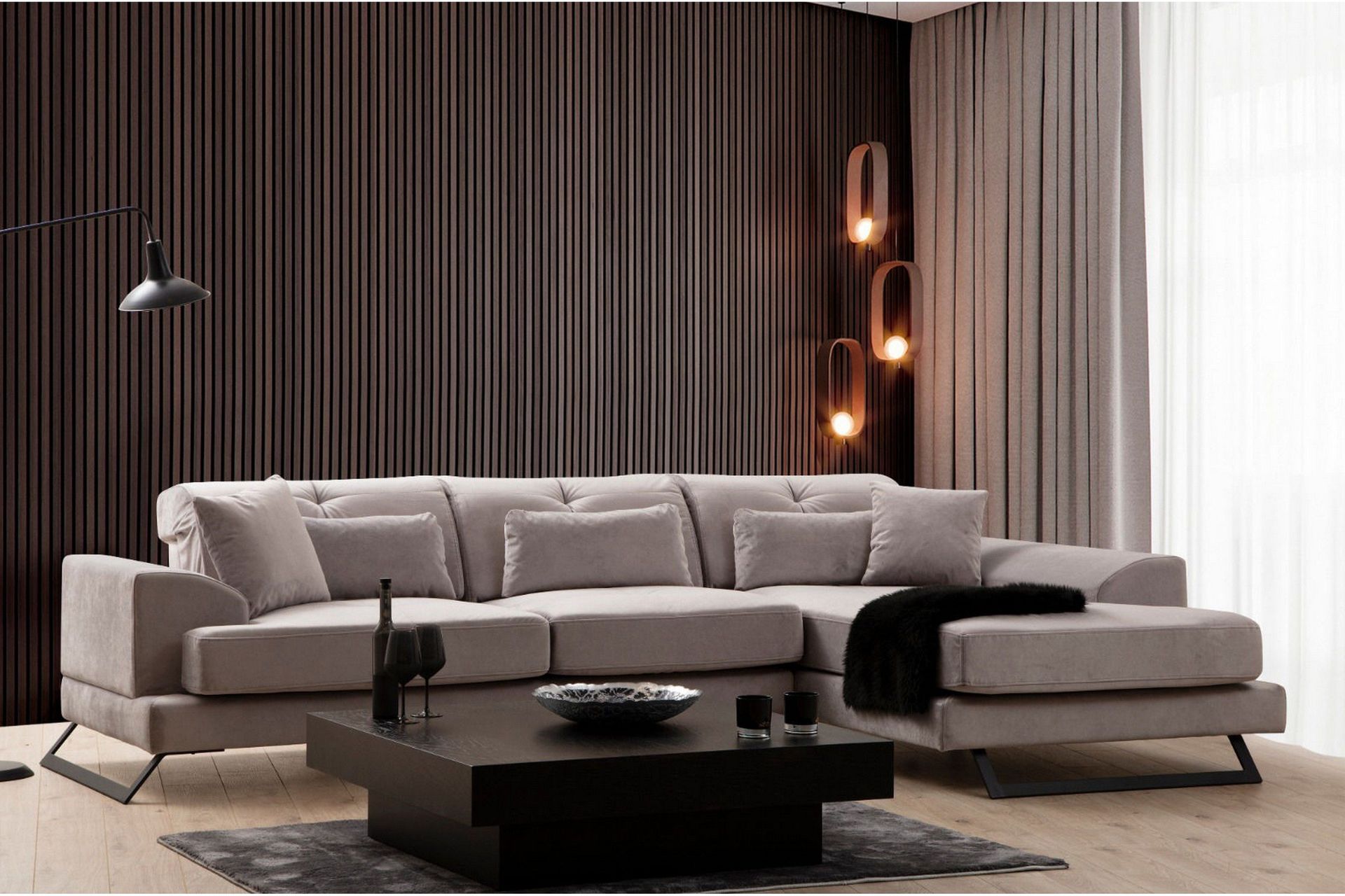 Jaraad Divansoffa 3-sits - Gr&aring;