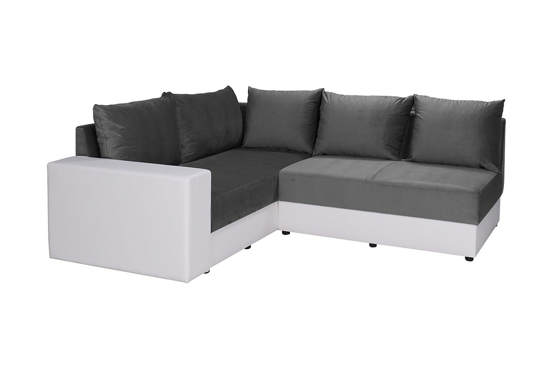 Julissa H&ouml;rnsoffa V&auml;nster - Gr&aring;/Vit