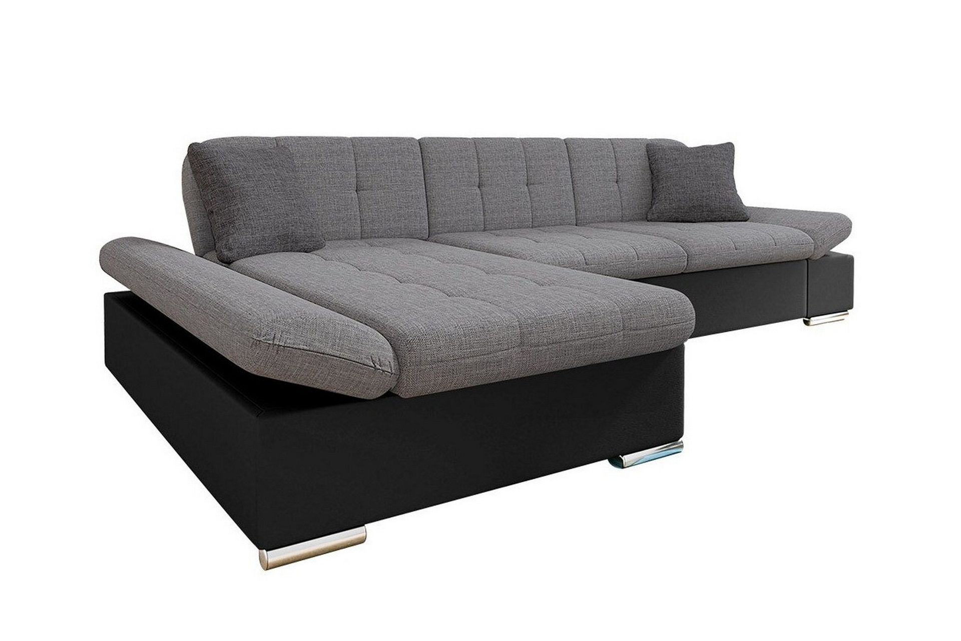 Kintore 3-sits H&ouml;rnsoffa NO_BRAND Grey/Black -