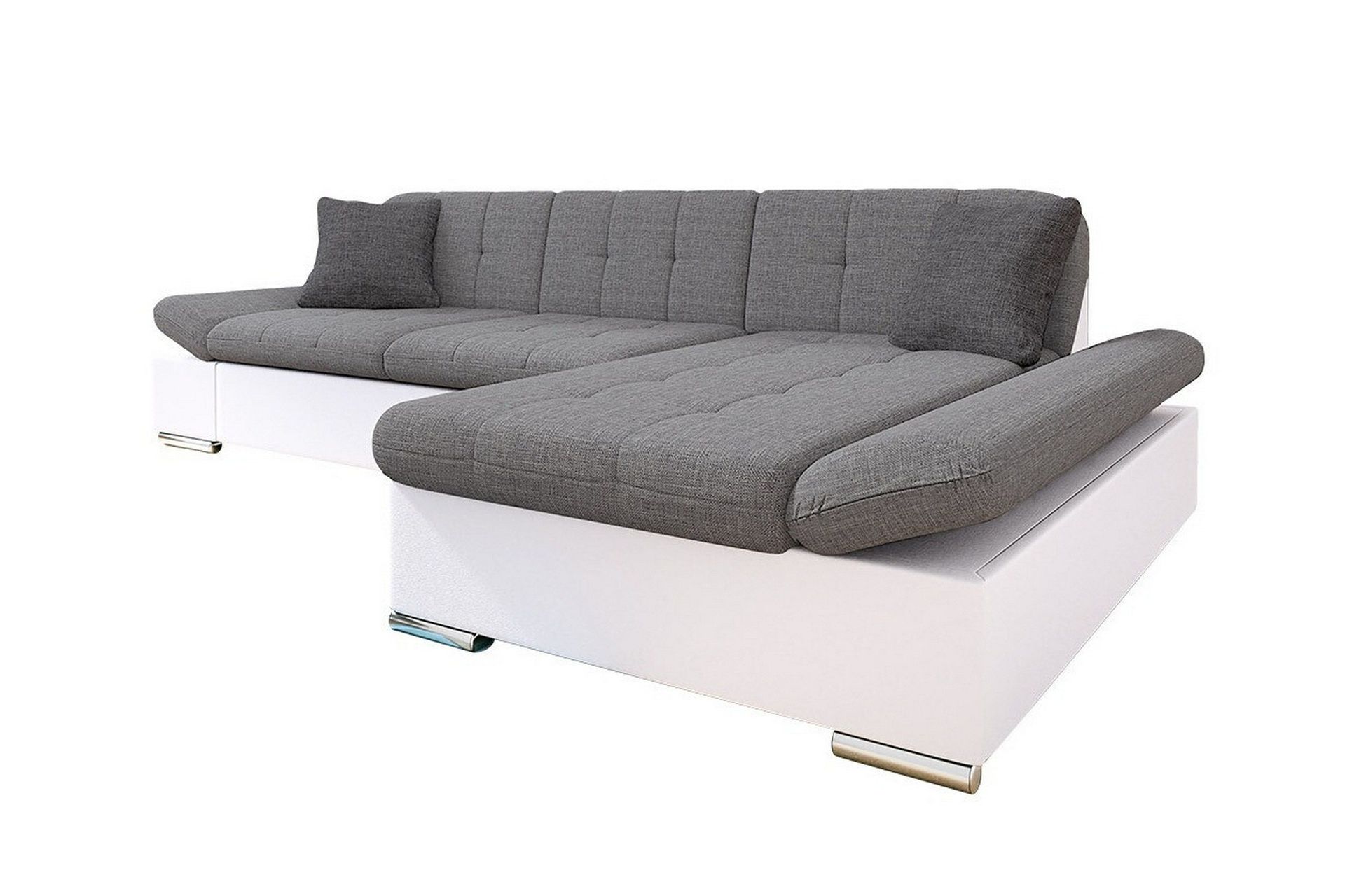 Kintore 3-sits H&ouml;rnsoffa NO_BRAND Light Grey/White -