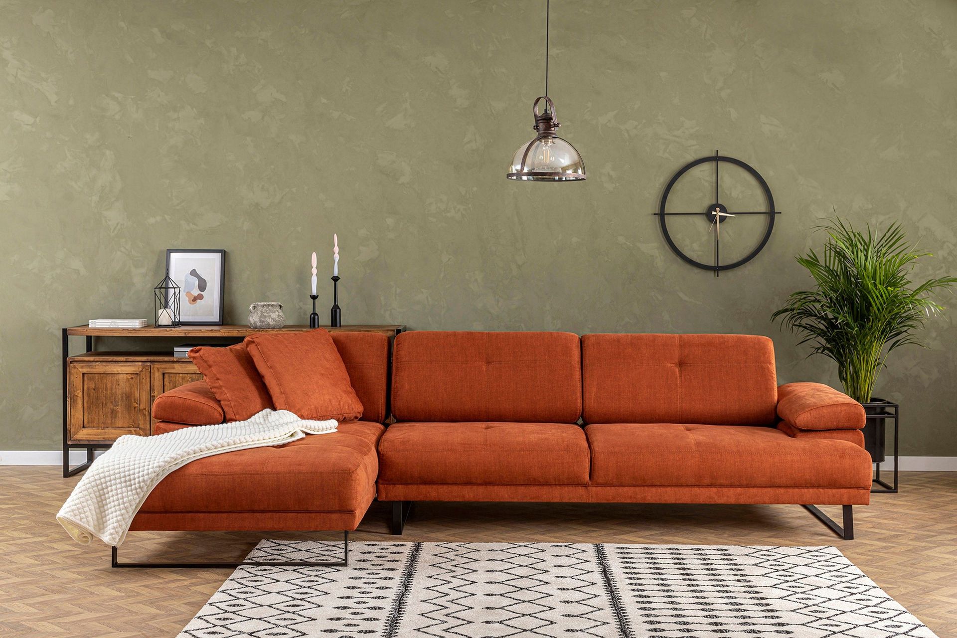 Kitimat Divansoffa 3-sits - Orange