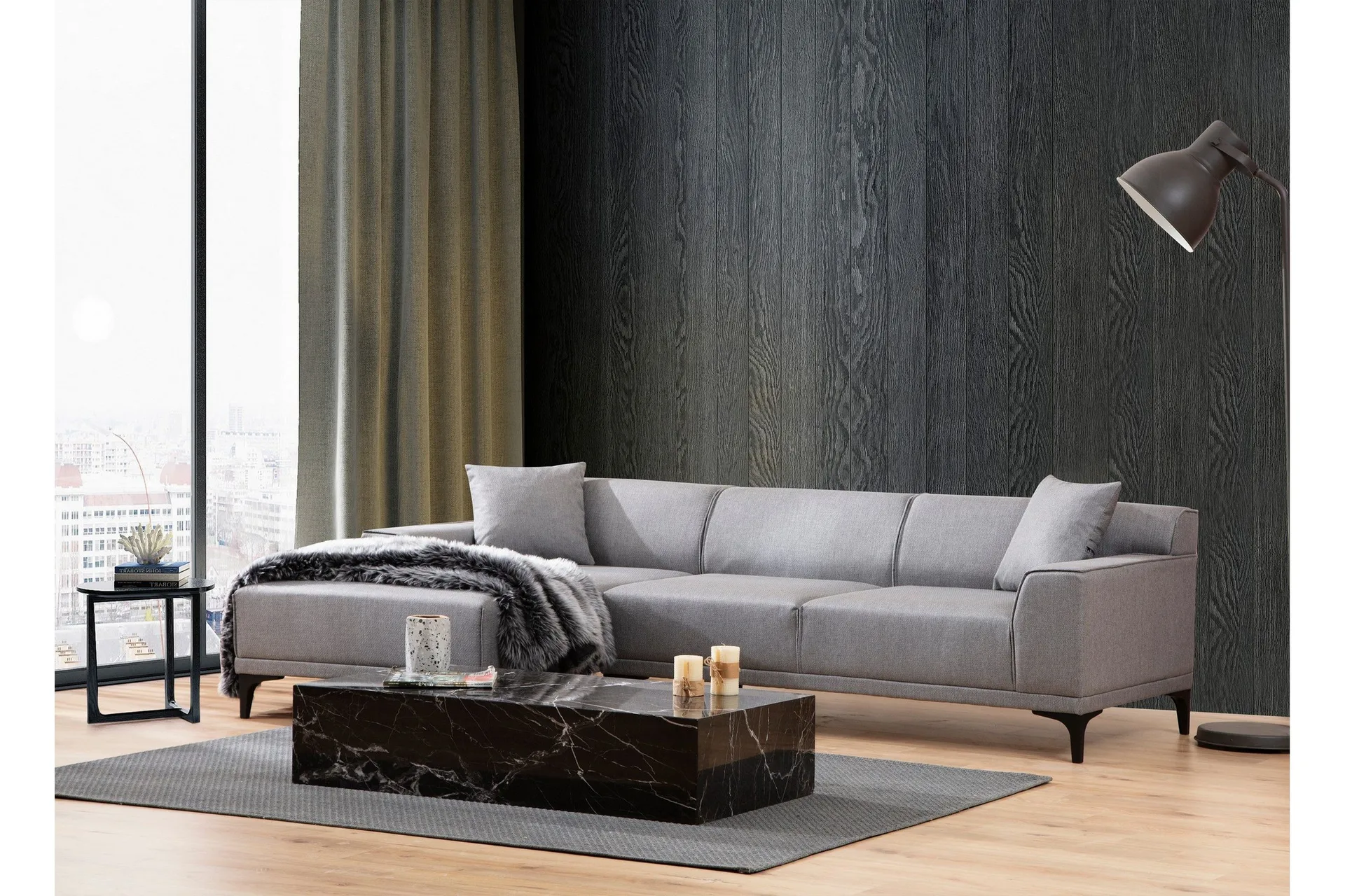 Mississauga Divansoffa 3-sits - Gr&aring;