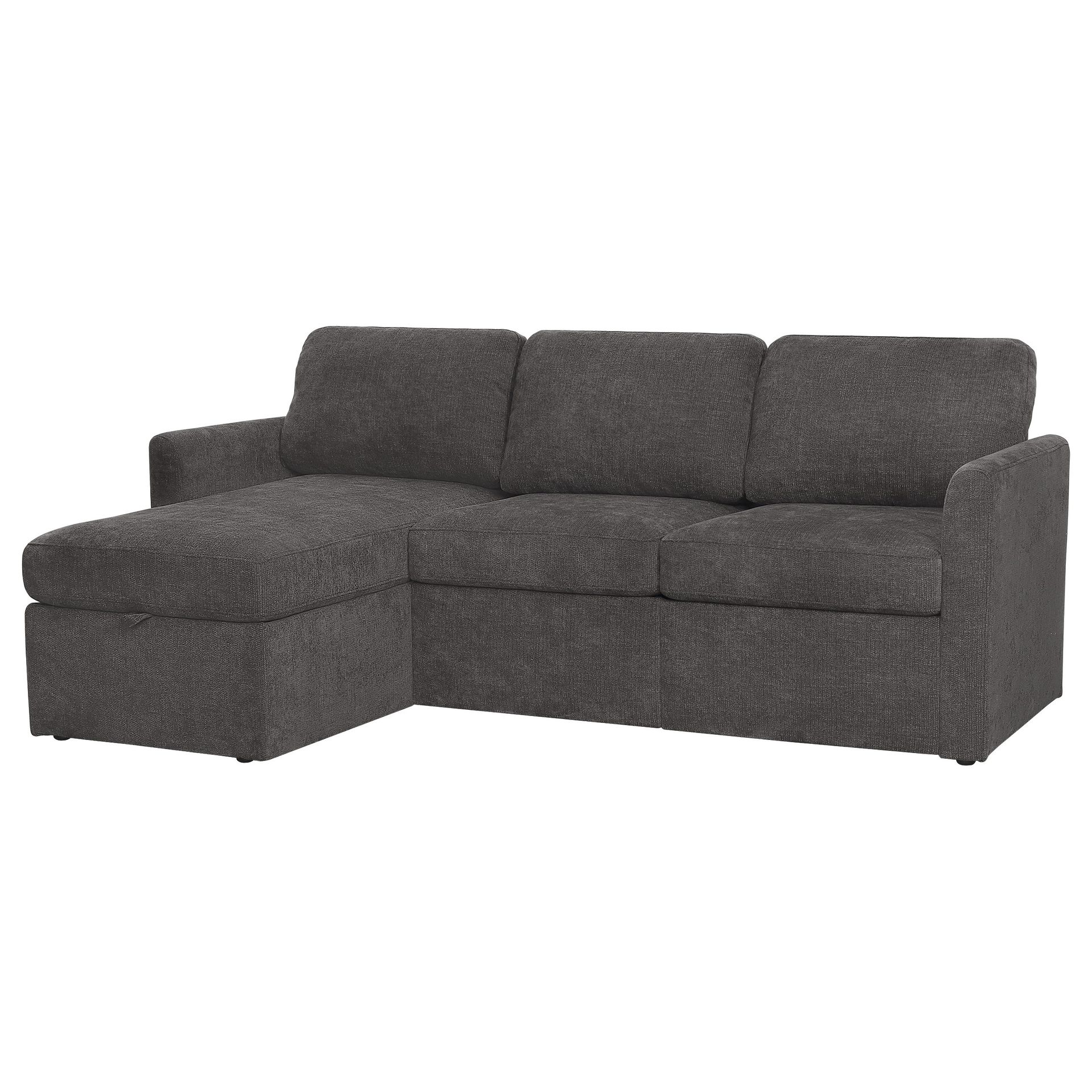 Nordhus 3-sits Soffa med vändbar divan och förvaring - Antracit