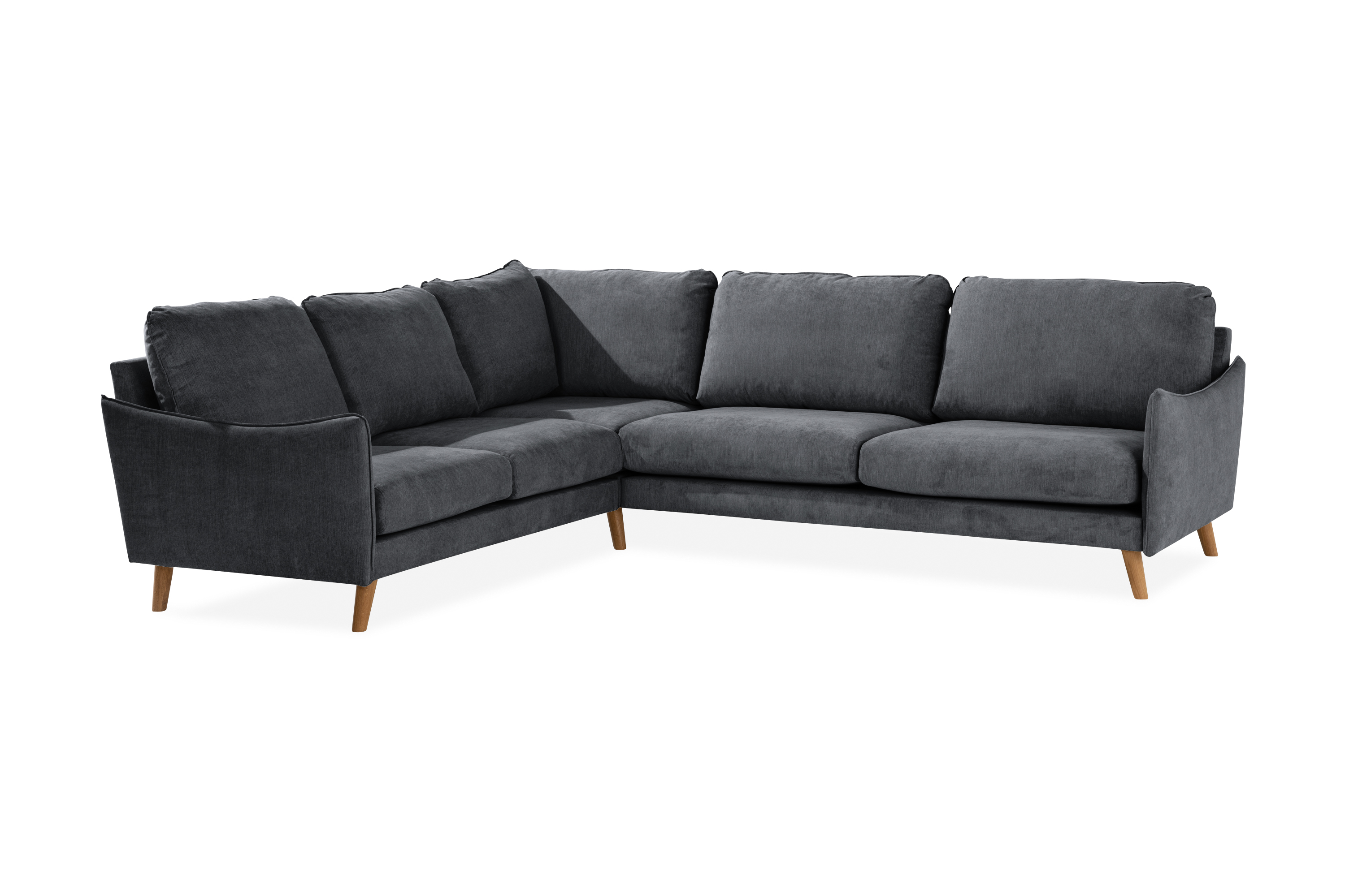 Trend Lyx Hörnsoffa Vändbar MörkgråEk