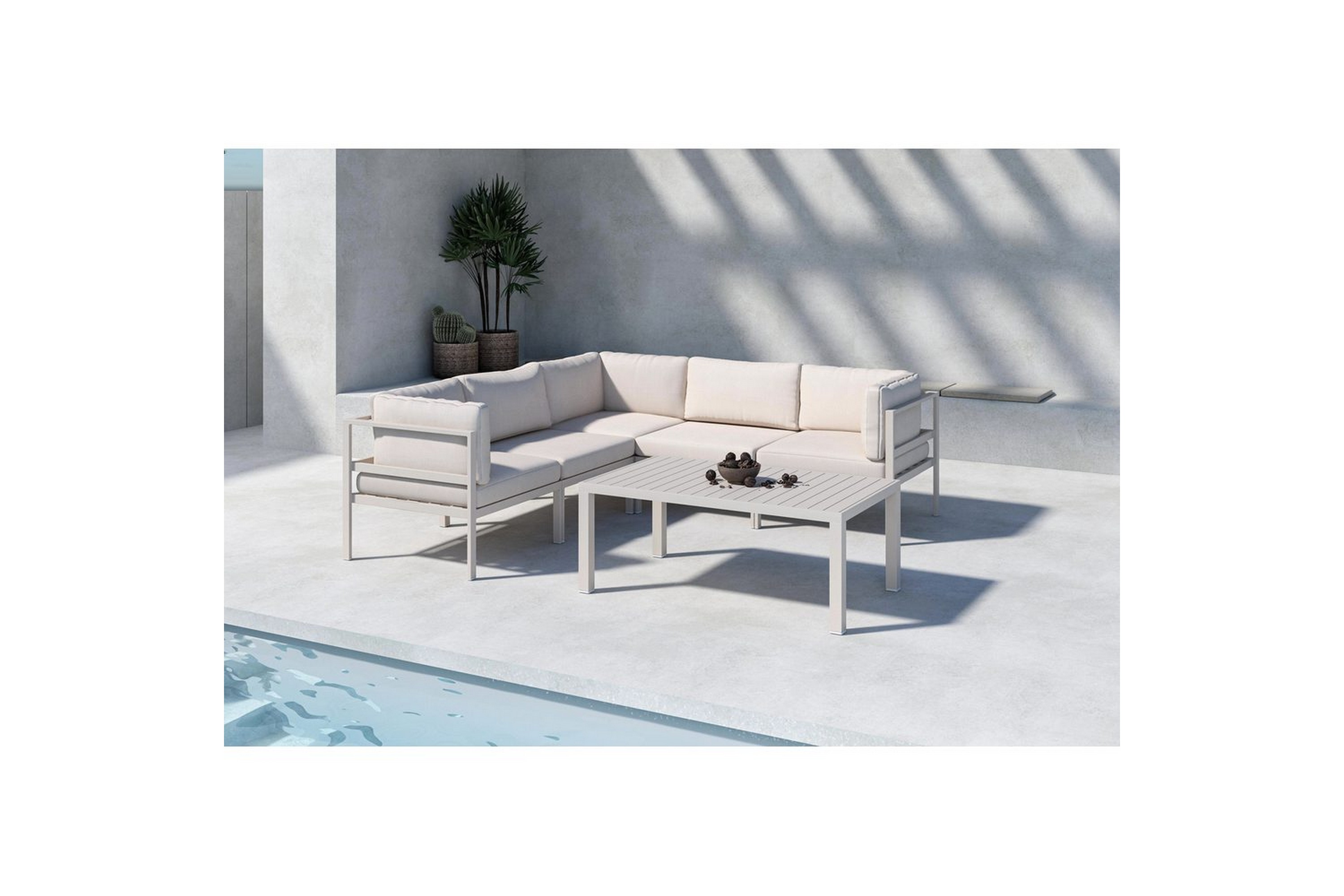 hörnsoffset 3+2 copacabana - beige