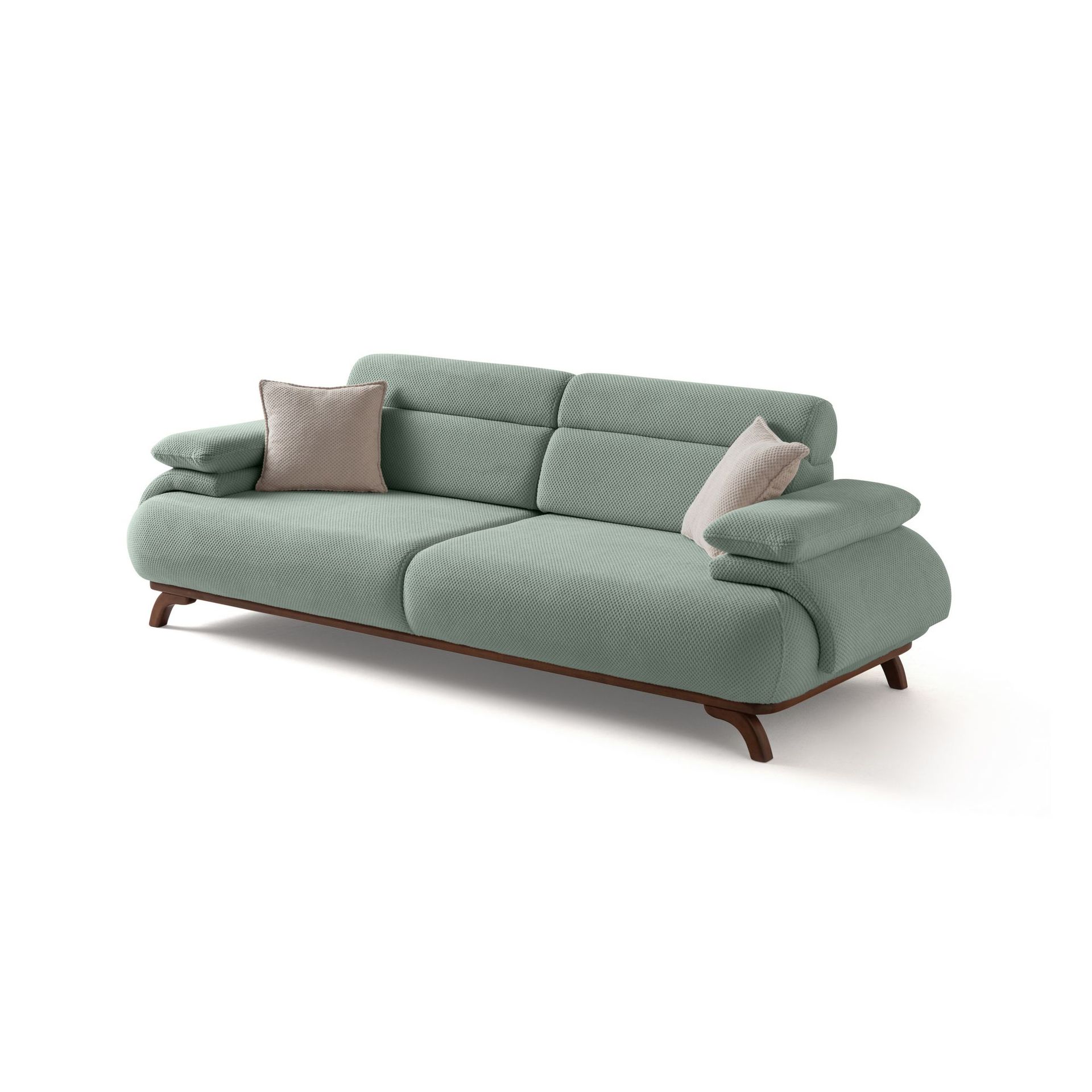 Kelnor 3-sits Soffa 246x81x97 cm - Havsgrön