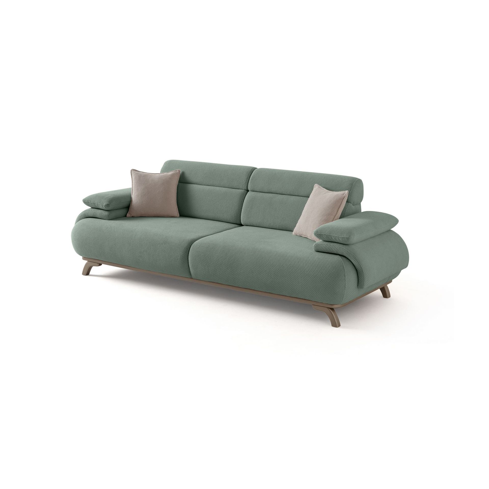 Kelnor 3-sits Soffa 246x81x97 cm - Havsgrön