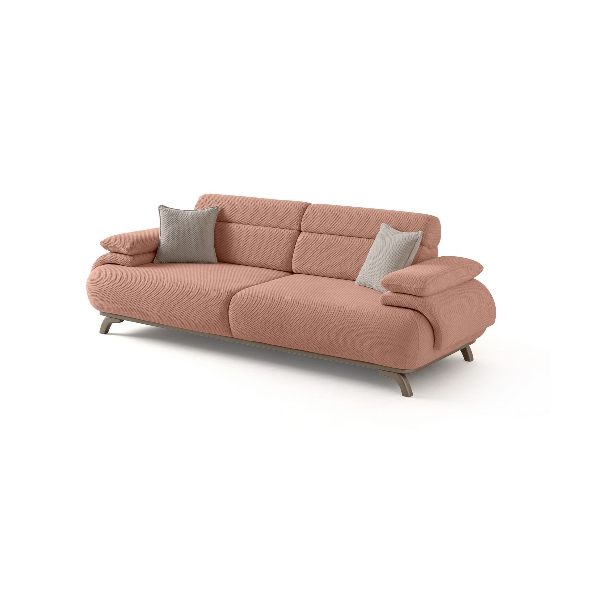 Kelnor 3-sits Soffa 246x81x97 cm - Puder