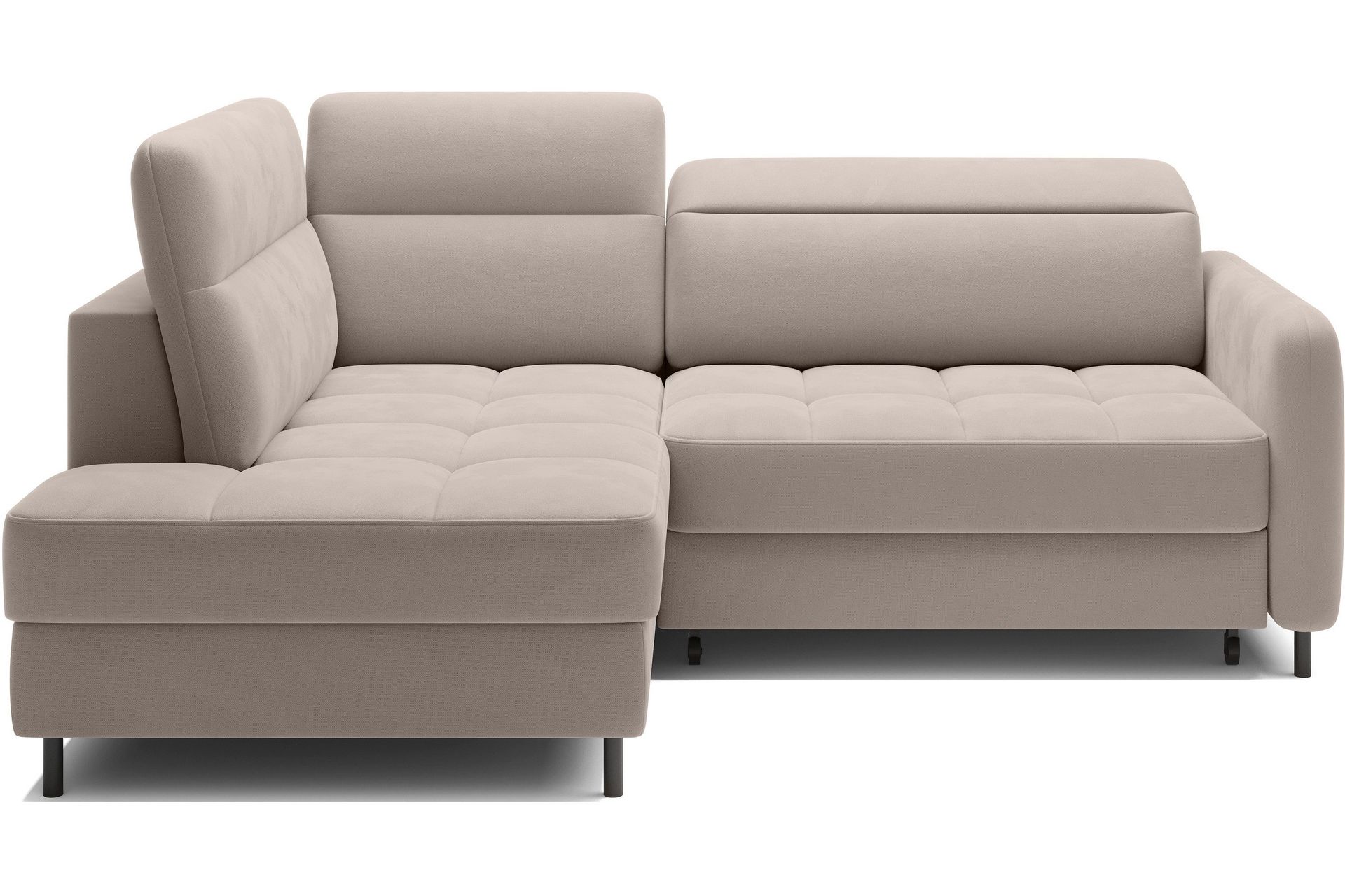 Masuo Bäddsoffa med Schäslong 3-sits - Beige