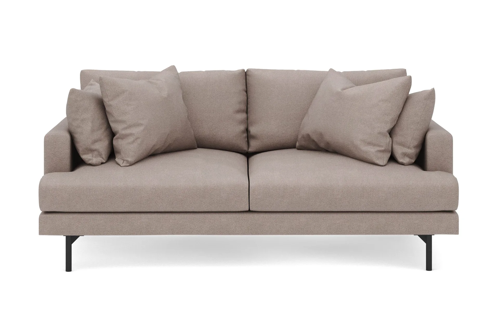 Menard 3-sits Djup Tygsoffa - Brun