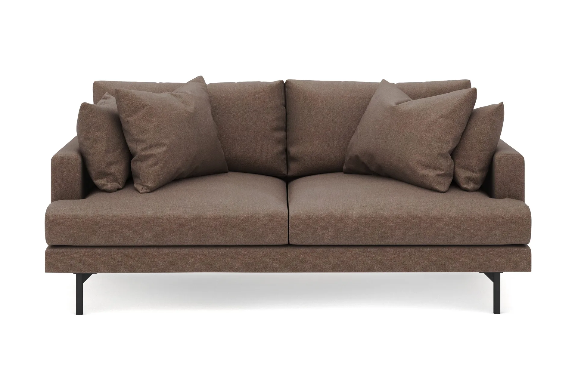 Menard 3-sits Djup Tygsoffa - Brun