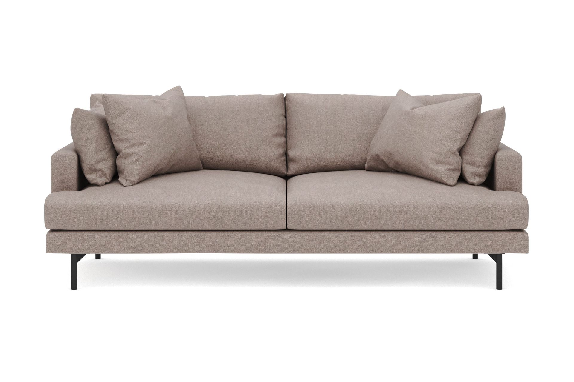 Menard 4-sits Djup Tygsoffa - Brun