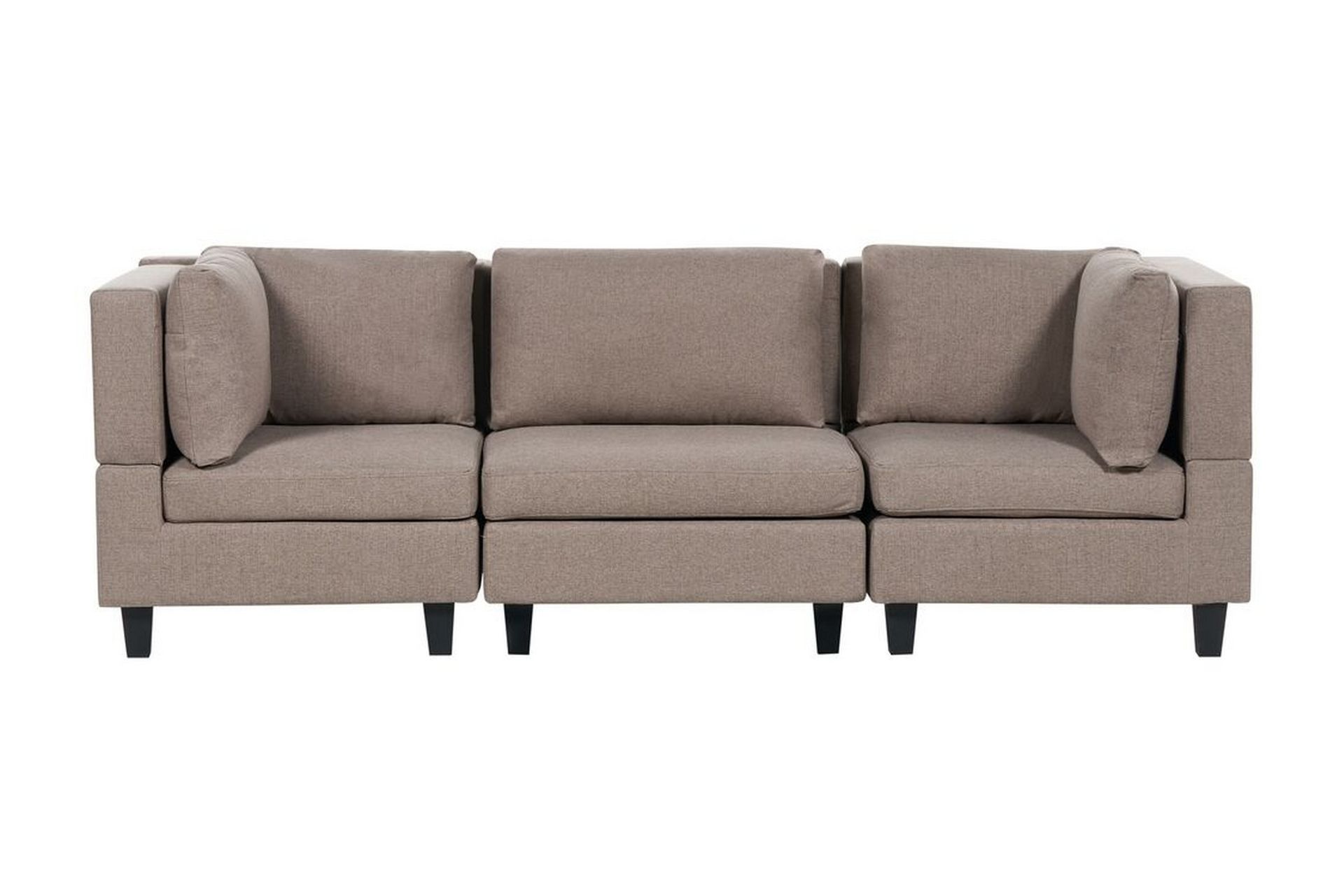 Buck Modulsoffa 3-sits - Brun/Svart