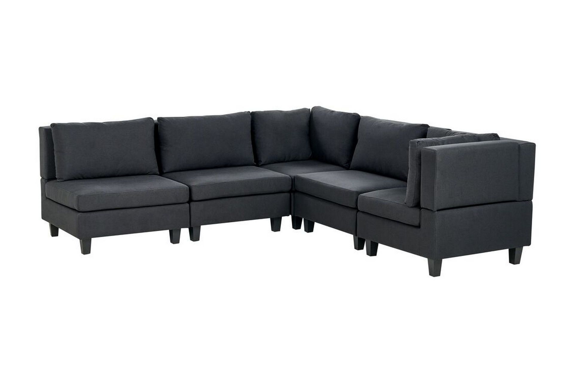 Buck Modulsoffa 5-sits - Svart