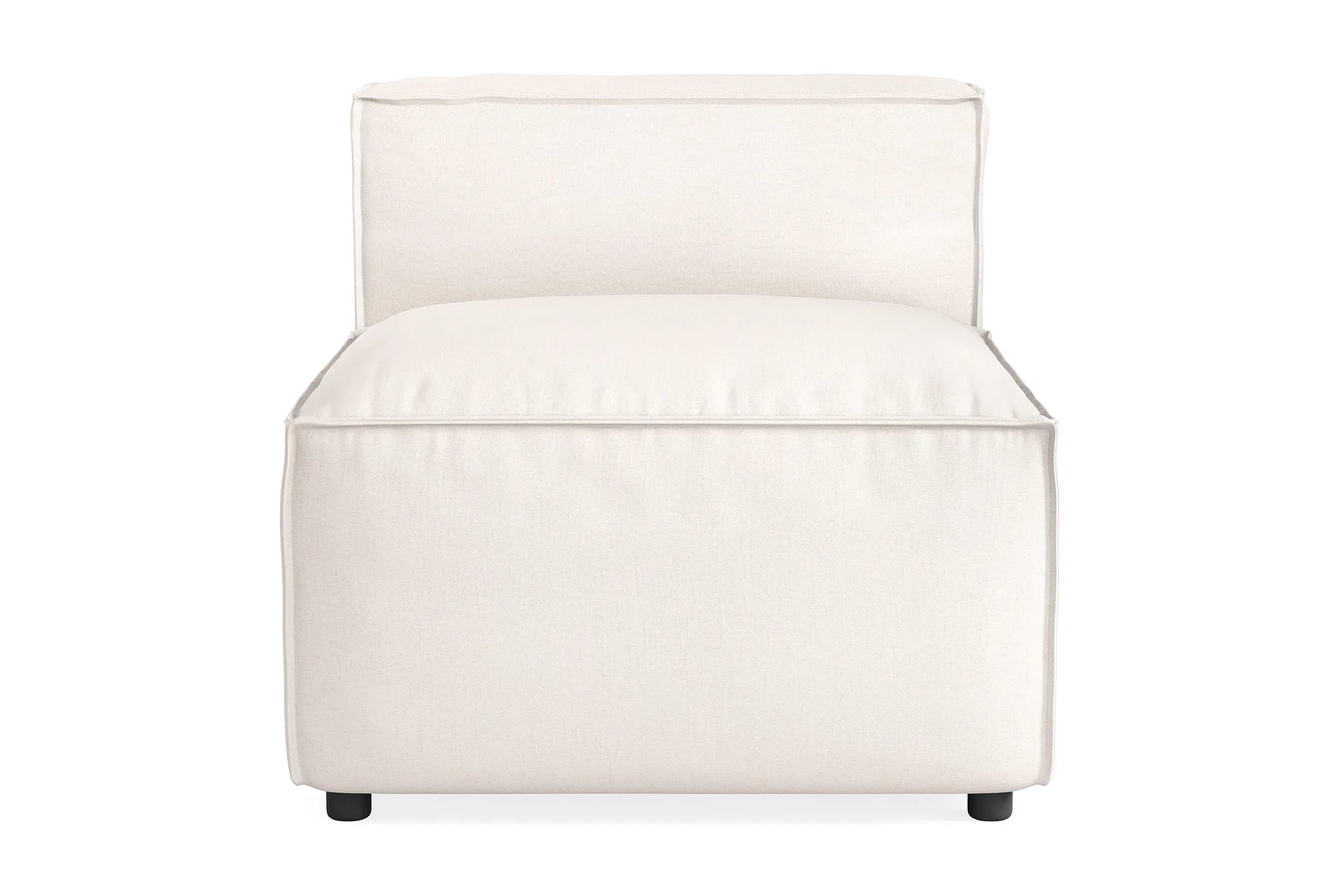 Cubo 1-sits Mittmodul i Tyg 80 cm bred - Ljusbeige