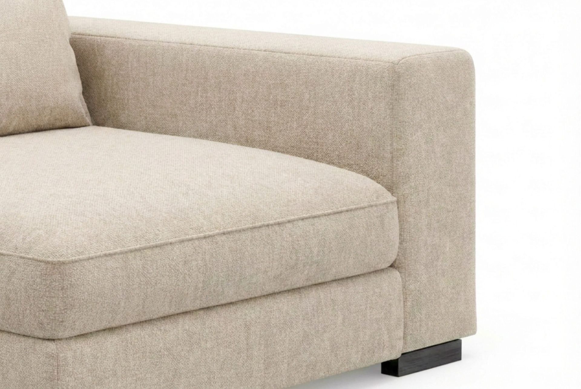 Dubai Armst&ouml;d H&ouml;ger i Chenille - Beige