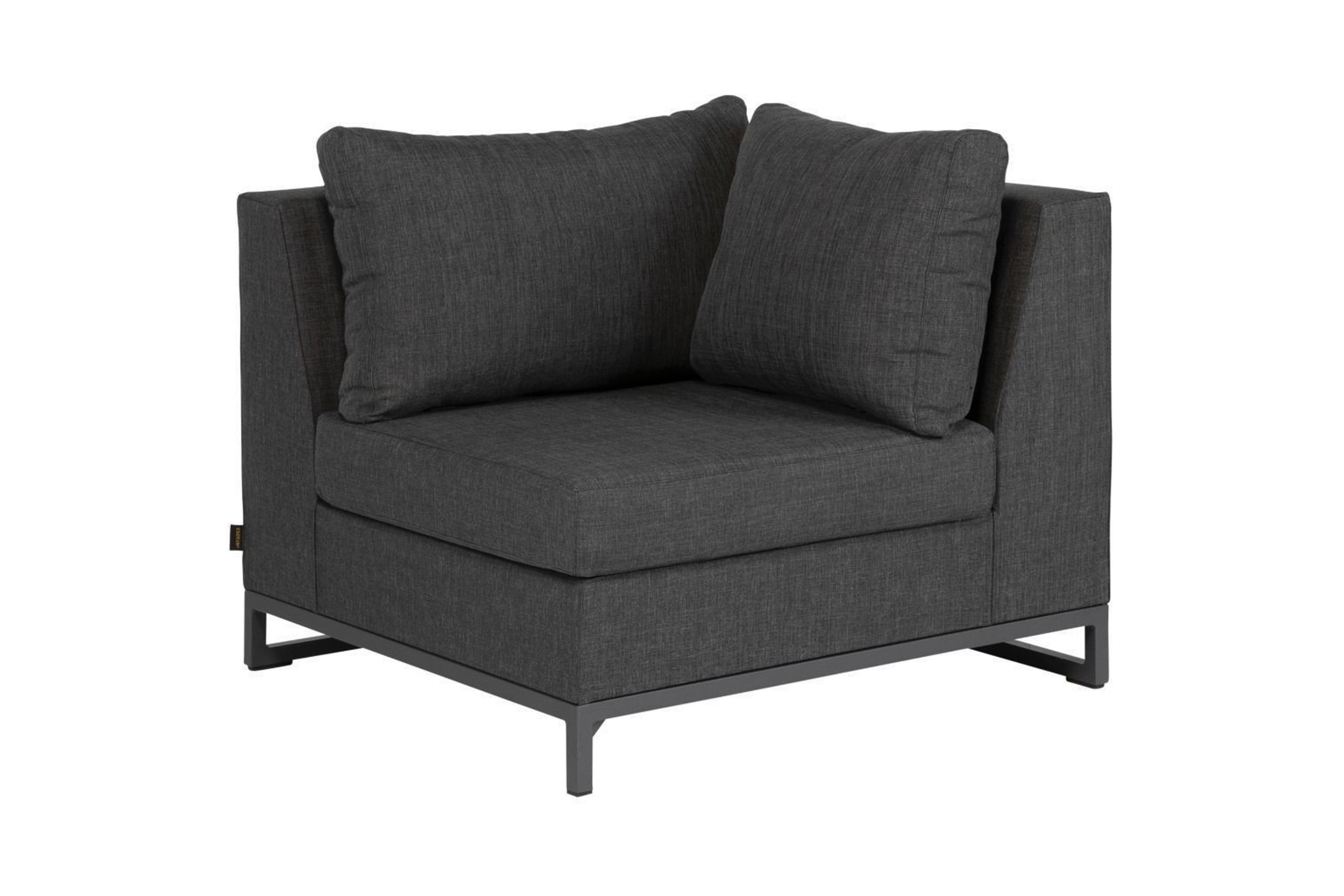 Hörnmodul Morte 90 cm Svart
