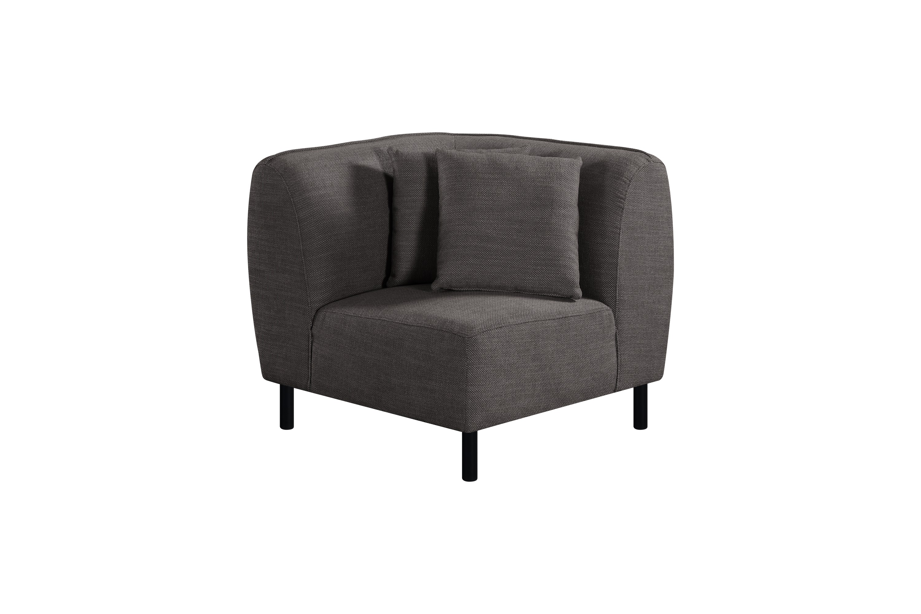 hörnmodul whitfield - mörkgrå