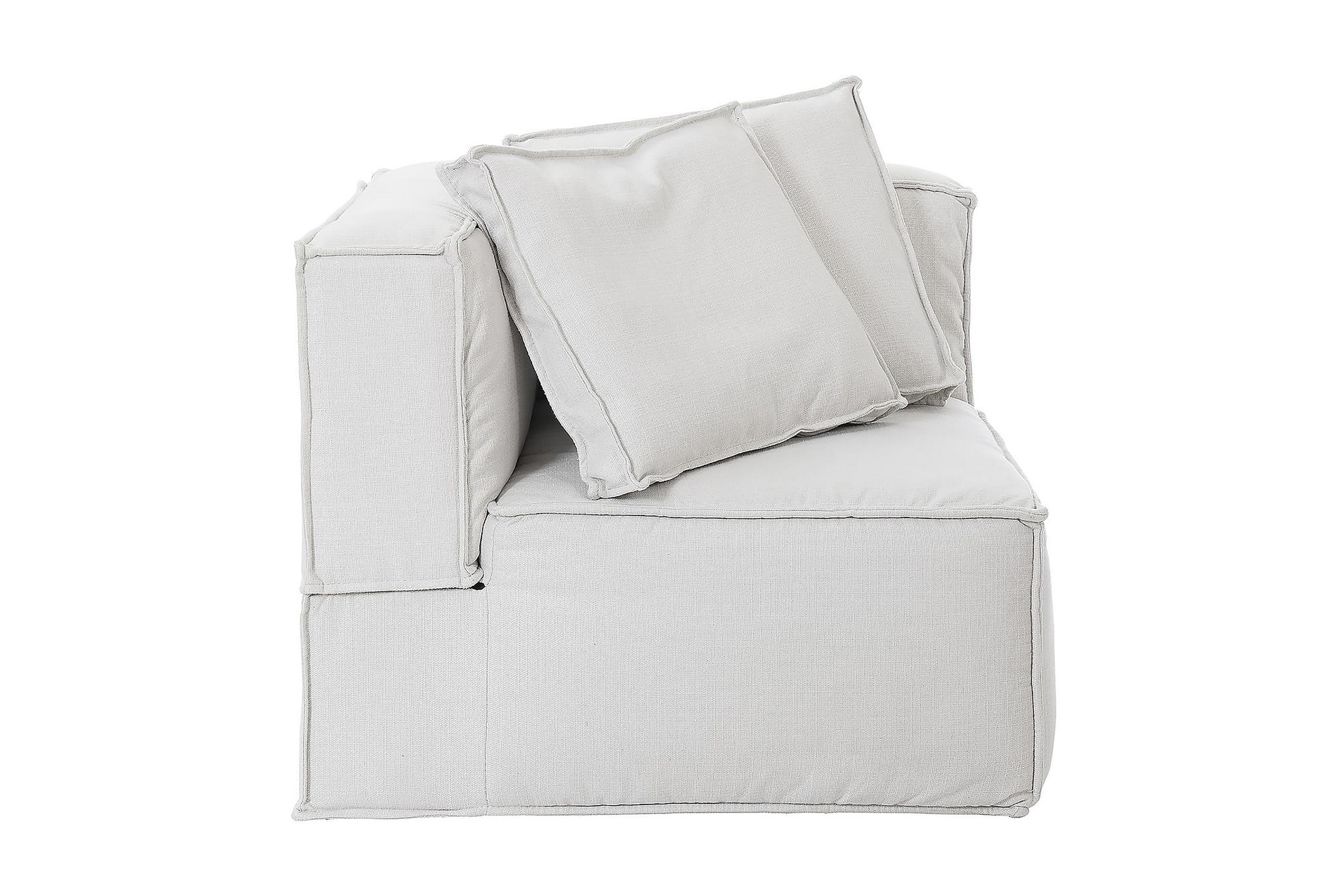 Hörnmodul/armstödsmodul höger Trianta Beige/Svart
