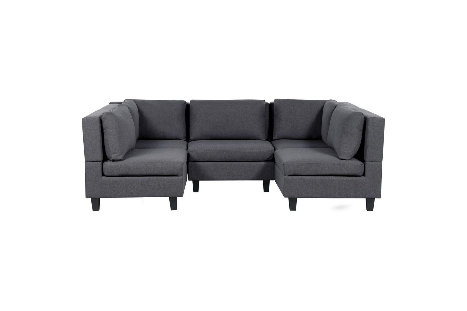 Modulsoffa Unstad Grå/svart - Grå/svart