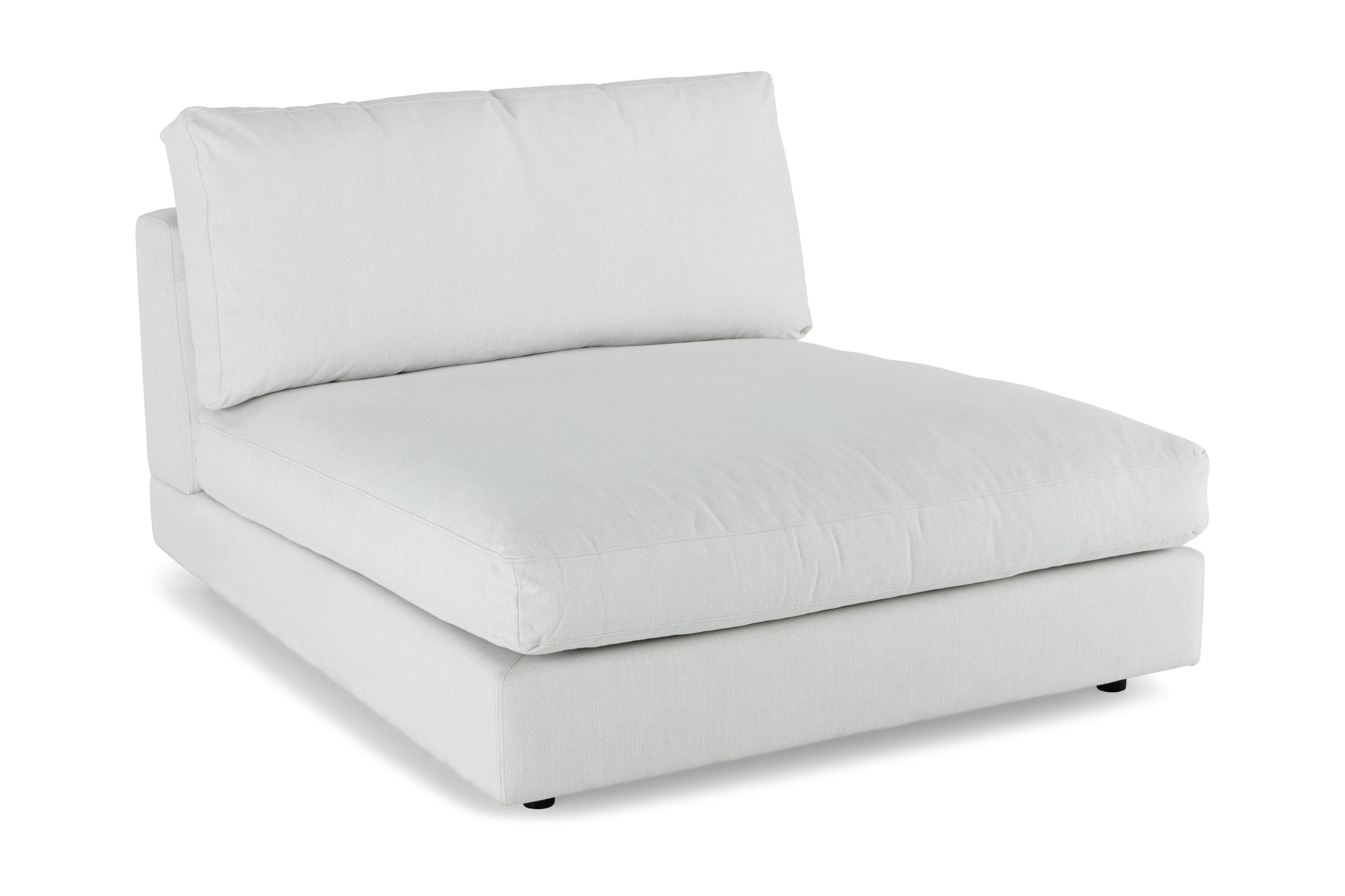 arken 1-sits divanmodul i tyg - ljusgrå