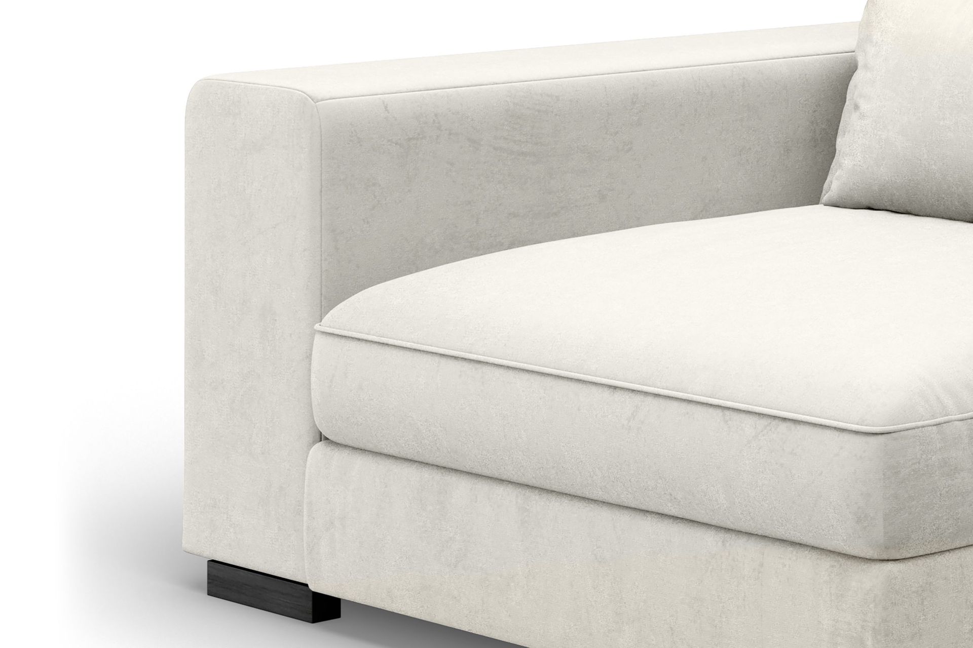 Dubai Armst&ouml;d V&auml;nster Sammet - Vit