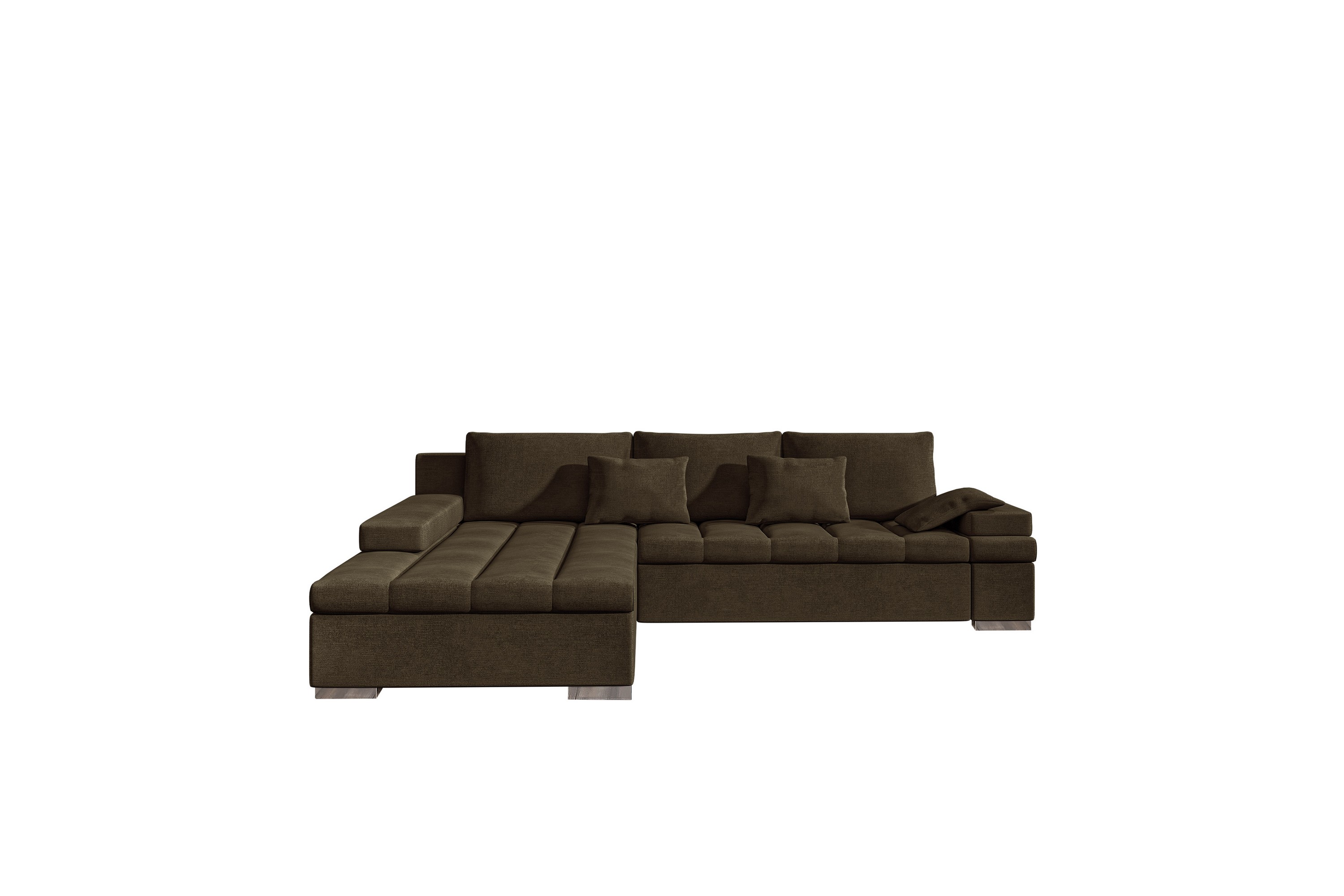 Naoma Soffa med Divan 3-sits Brun