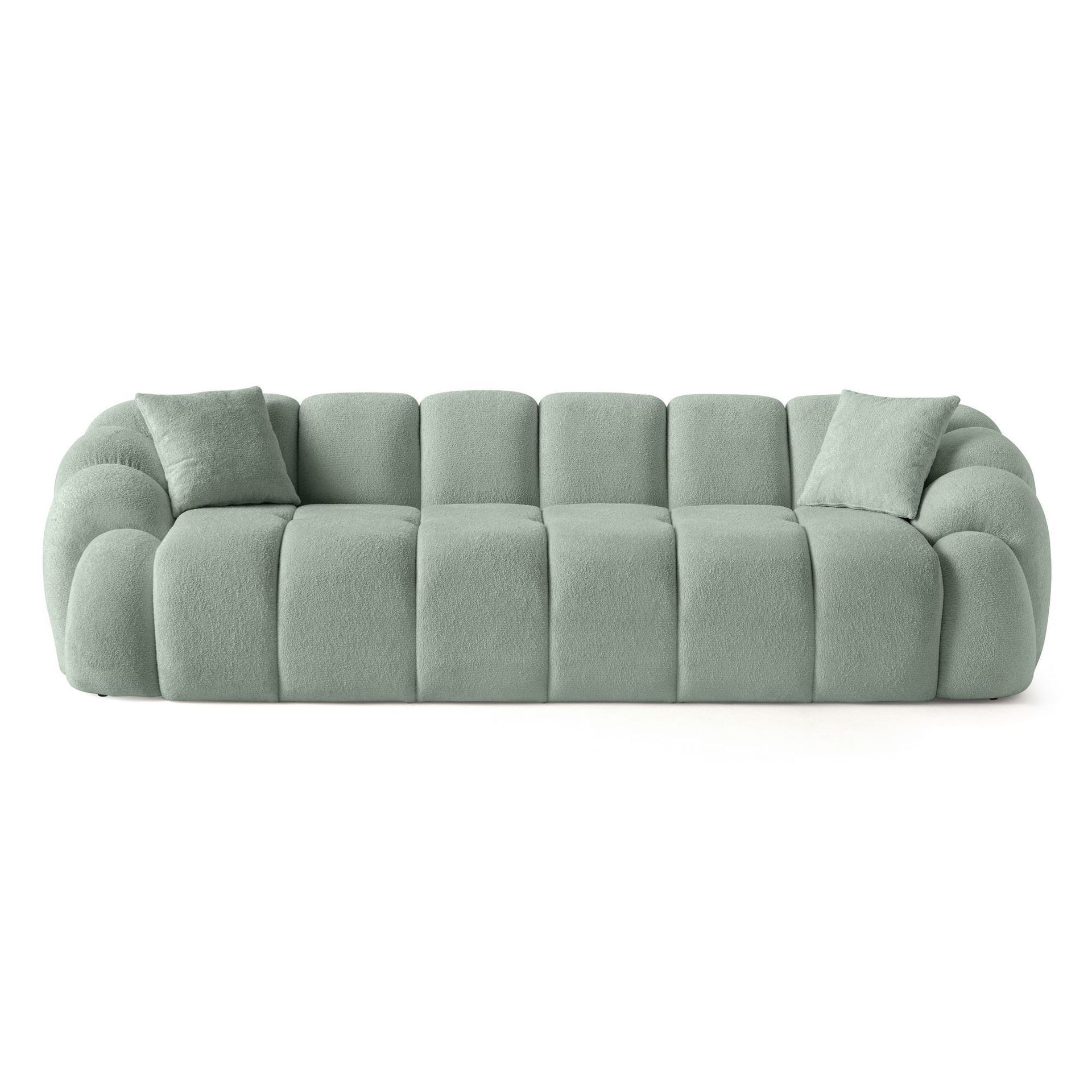 Octavio 4-sitssoffa 268x70x80 cm - turkos